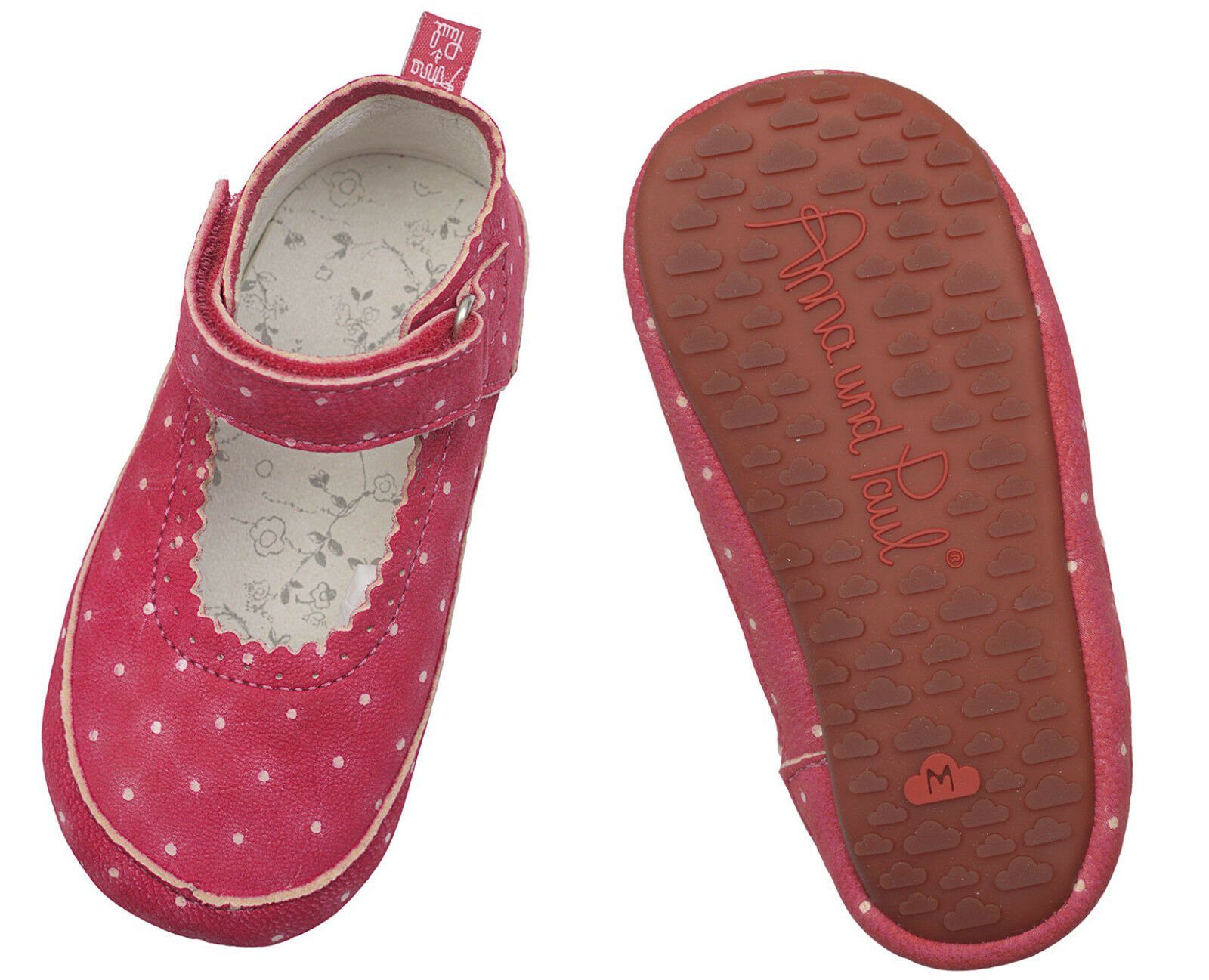 Anna und Paul Anna und Paul 1056 Gummisohle Krabbel- Lauflern Schuhe Slim Krabbelschuh