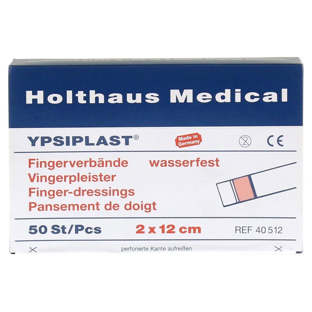 Holthaus Medical Wundpflaster YPSIGAZE Mullbinde CV/CO, 6 cm x 4 m,  Klinikpackung à 20
