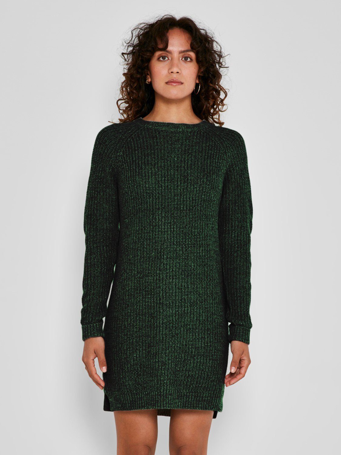 Noisy may Shirtkleid Langarm Strick NMSIESTA Legeres Midi Dress (kurz, 1-tl günstig online kaufen