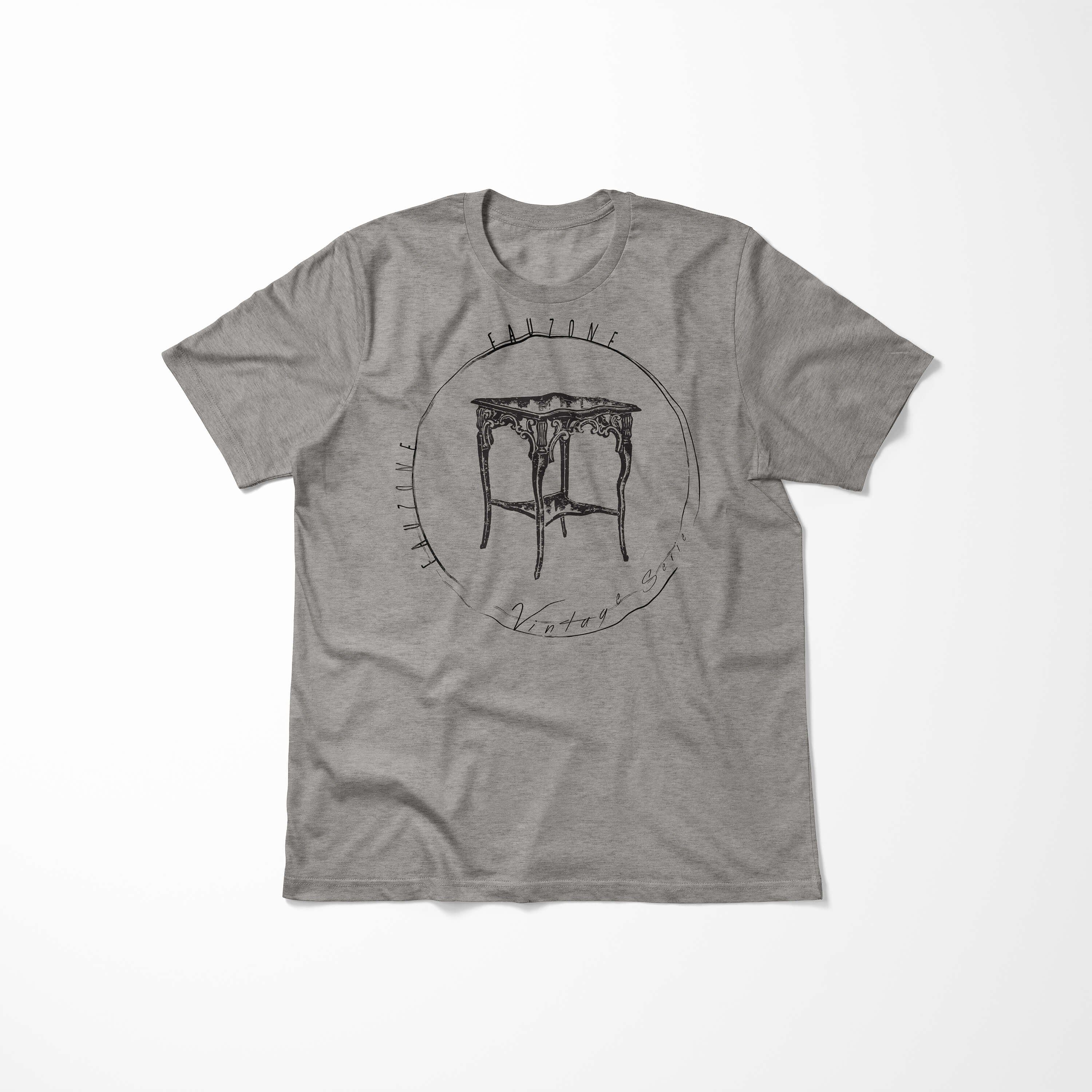 Beistelltisch T-Shirt Ash Vintage Sinus T-Shirt Herren Art