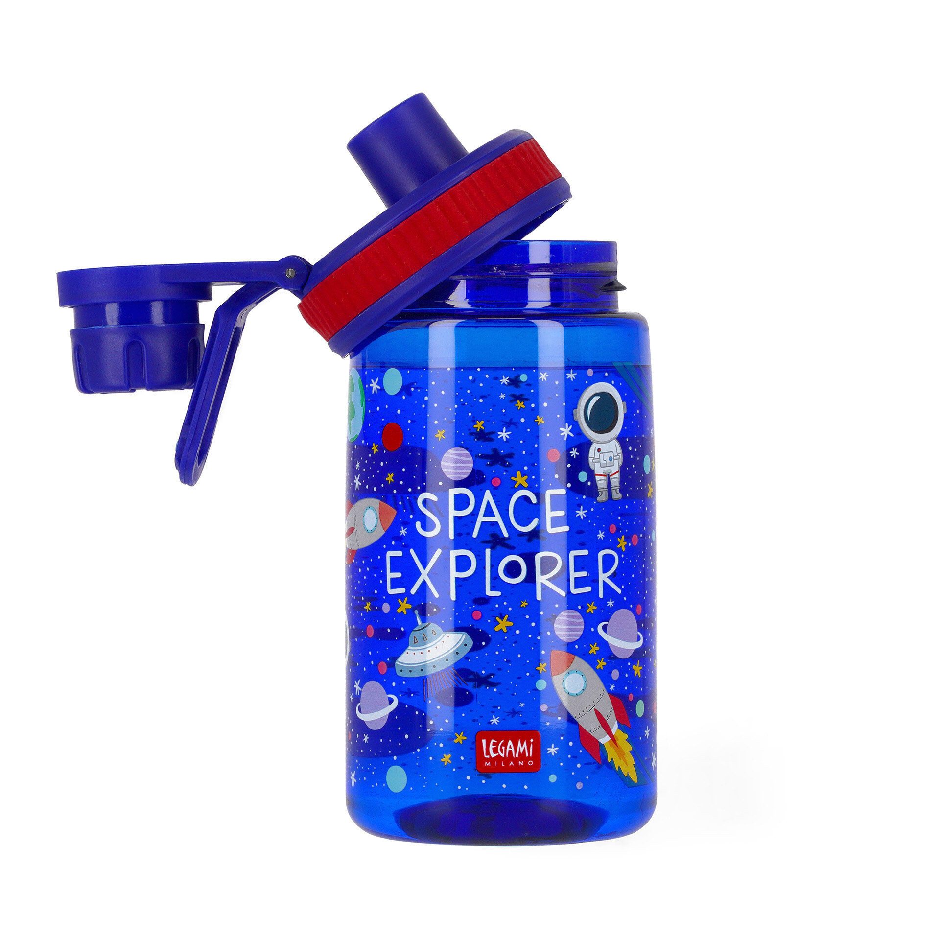 Legami Trinkflasche LEGAMI Kinder Trinkflasche Lets Drink SPACE