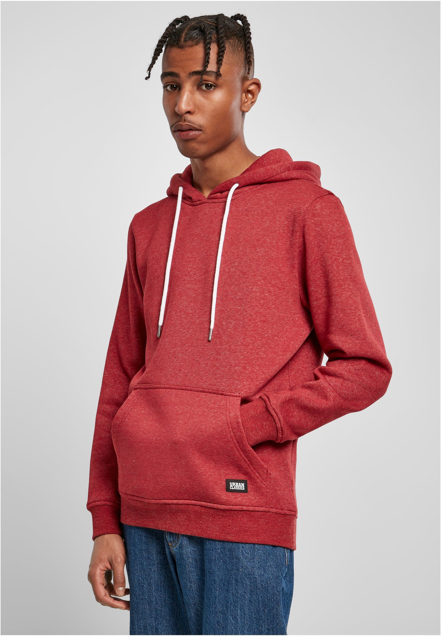 Basic Melange CLASSICS Herren bloodstonemelange URBAN Hoody (1-tlg) Sweater