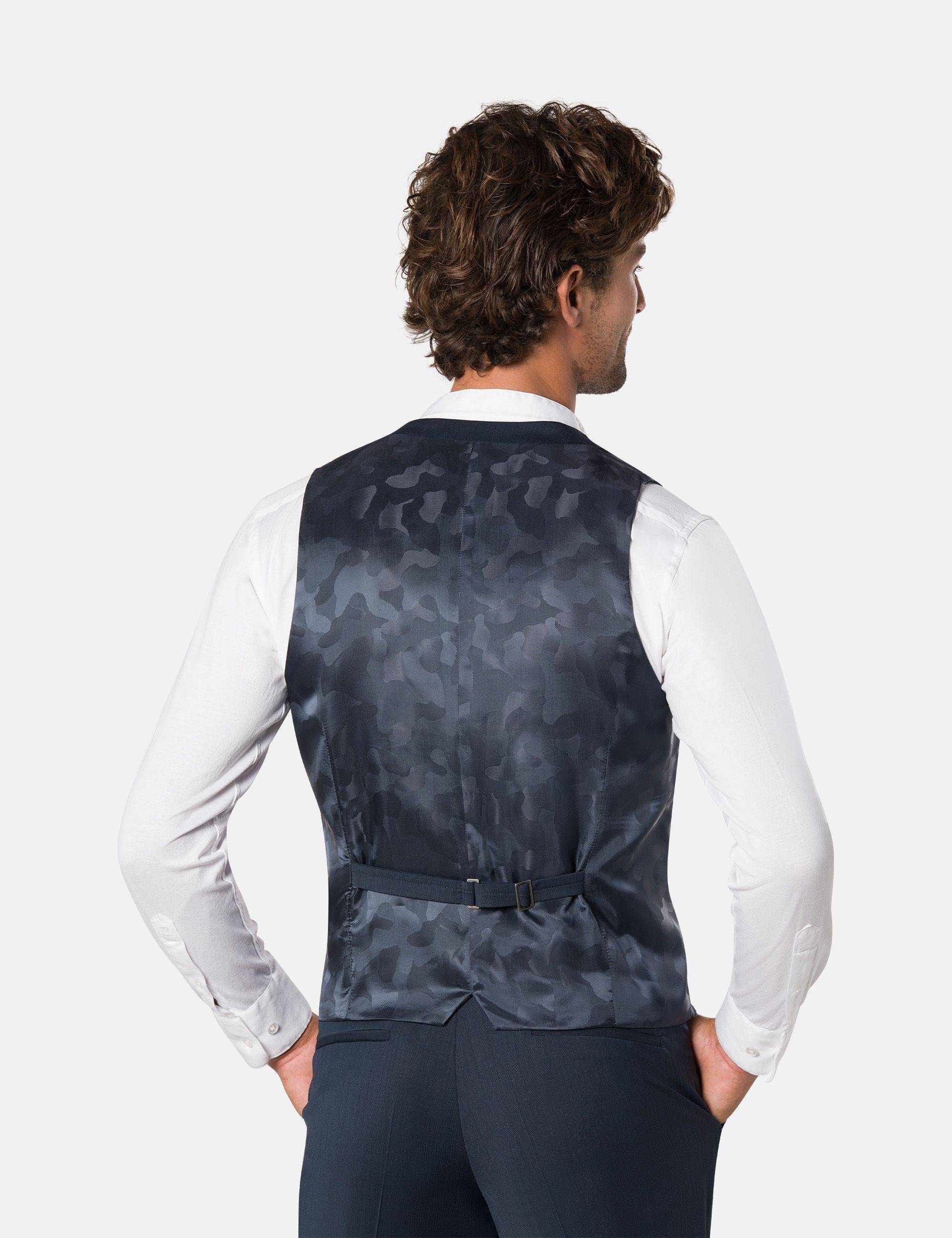 BENVENUTO. Anzugweste UMBERTO (1-tlg) mit Paspeltaschen