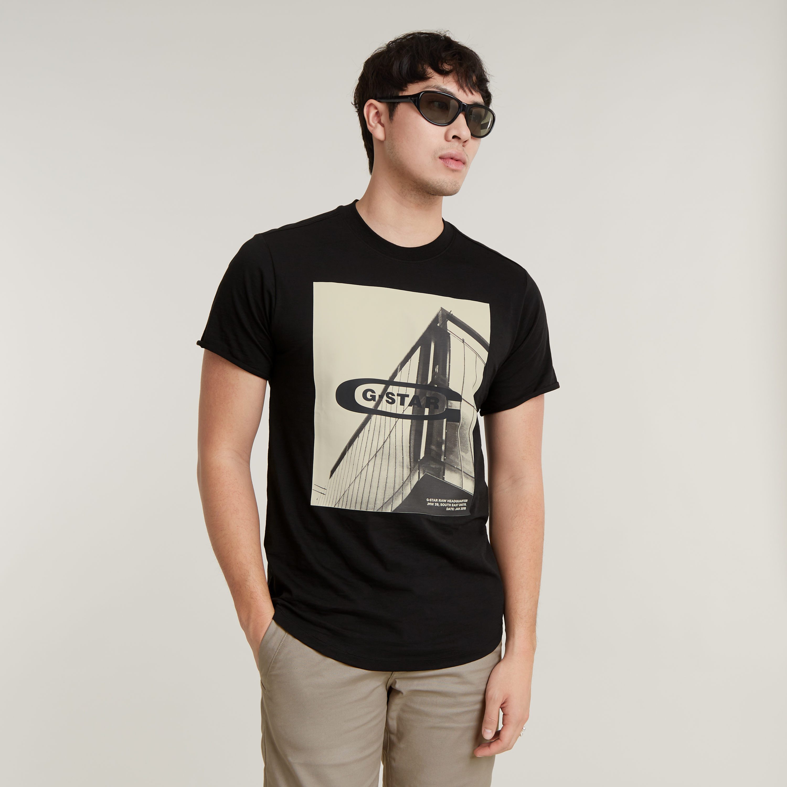 G-STAR T-Shirt HQ oldskool logo lash günstig online kaufen