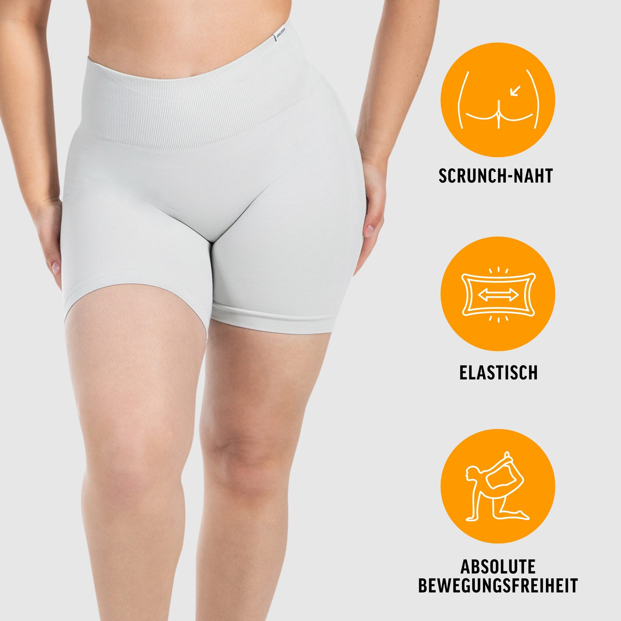 Smilodox Shorts Arleta, Short Leggings Shaped Fit, Scrunch-Effekt, Seamless günstig online kaufen