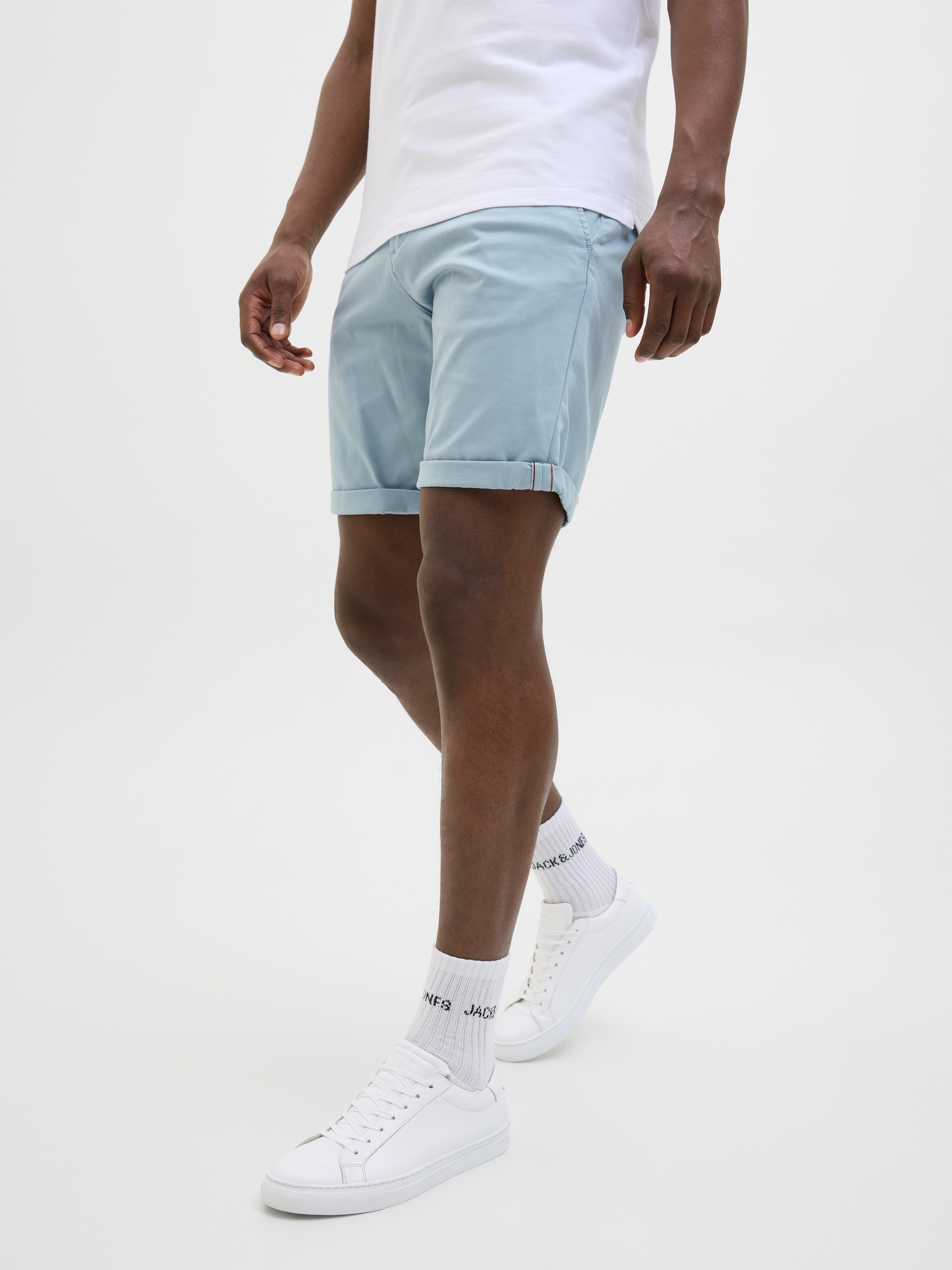 Jack & Jones Chinoshorts JPSTBOWIE JJSHORTS S mit Aufschlag günstig online kaufen