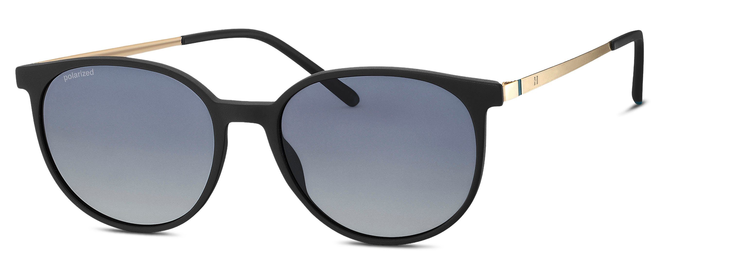 HUMPHREY´S eyewear Sonnenbrille Rund, Vollrand, Verlaufstönung, Schildpatt-Optik, goldfarbene Bügel – Bild 5 von 5
