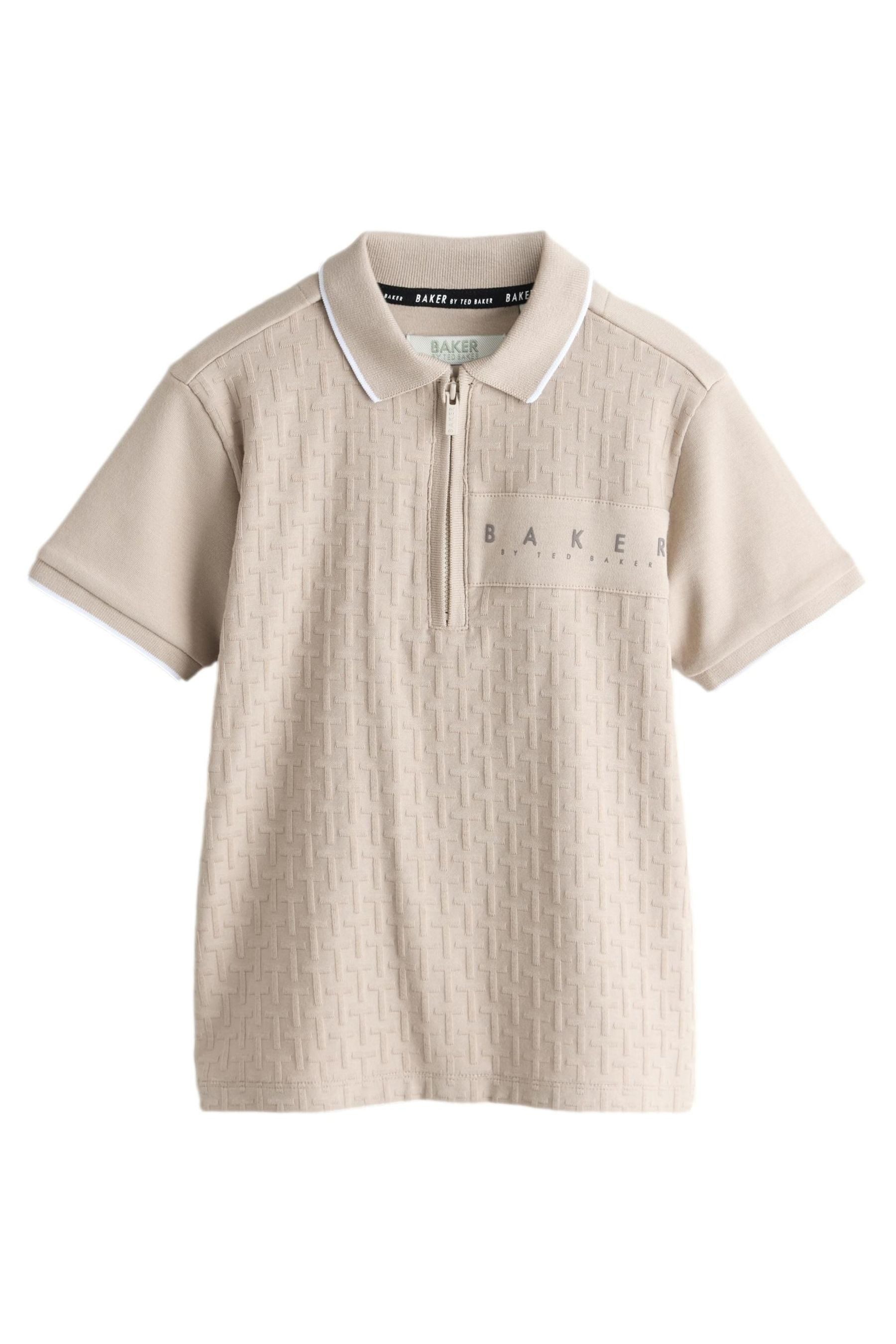 Poloshirt Baker By Ted Baker strukturiertes Poloshirt