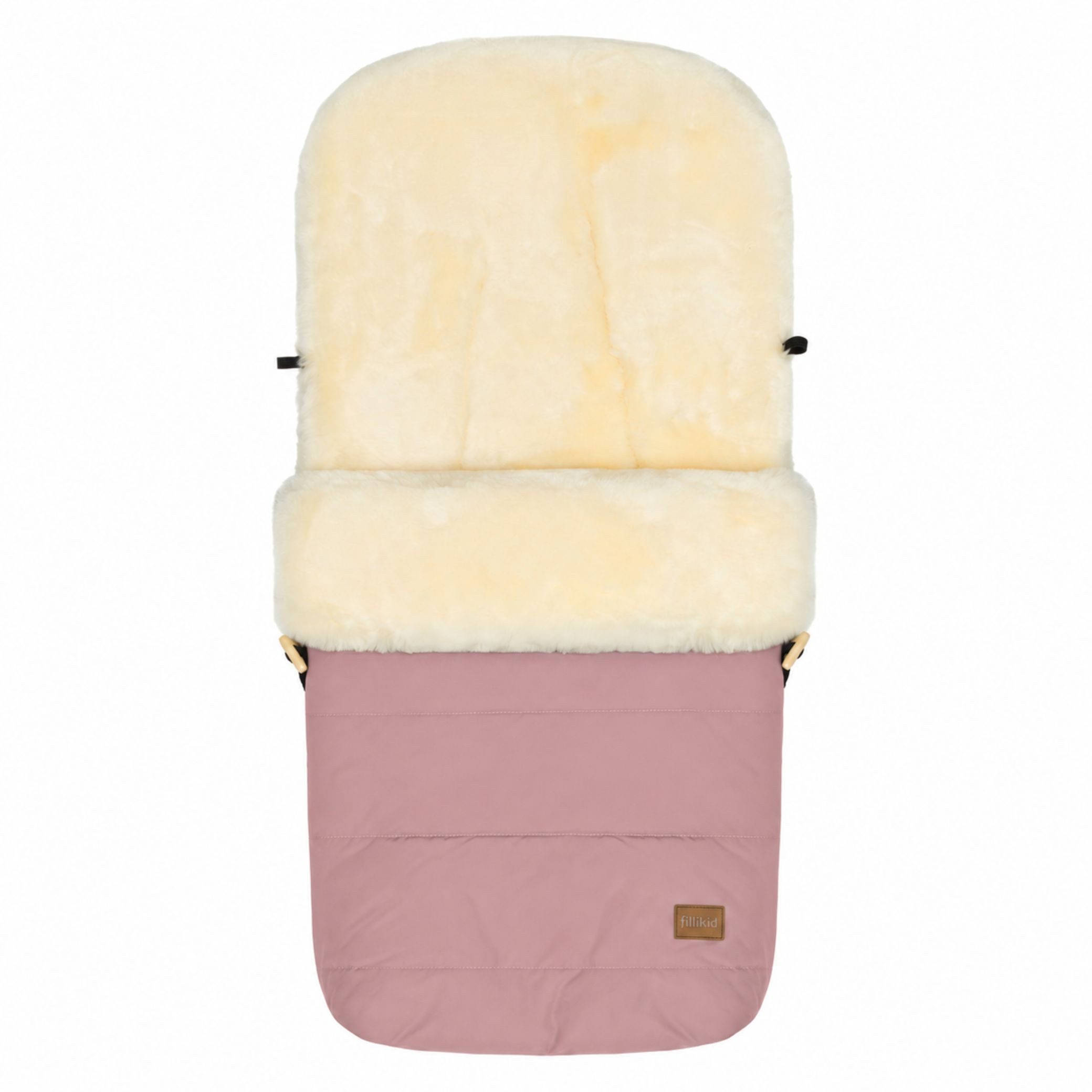 Fillikid Fußsack Winterfußsack Bernina Lammfell Exklusiv, warmer Winterfußsack mit echtem Merino-Lammfell wasserabweisend und