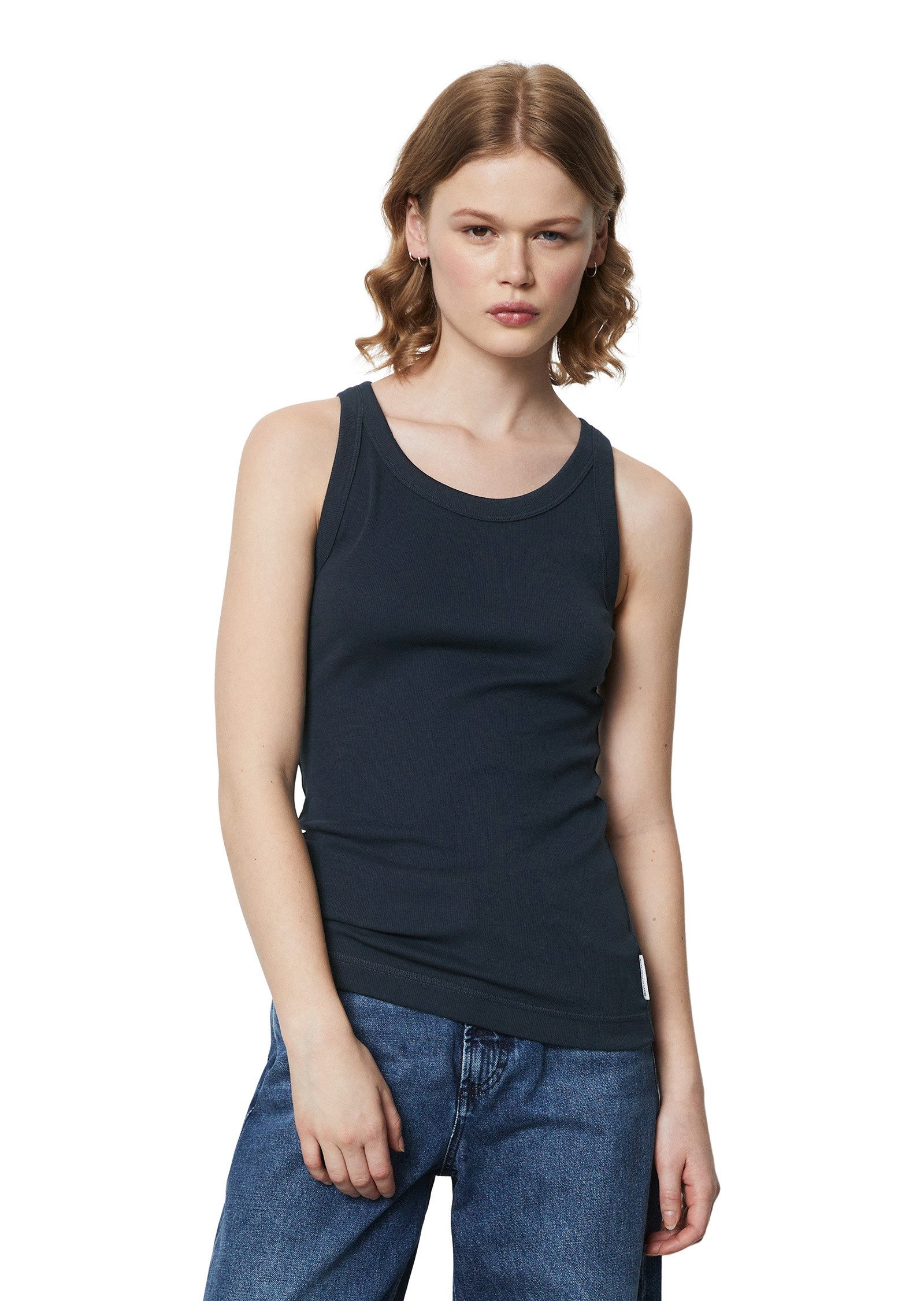 Marc O'Polo DENIM T-Shirt aus Bio-Baumwoll-Stretchjersey