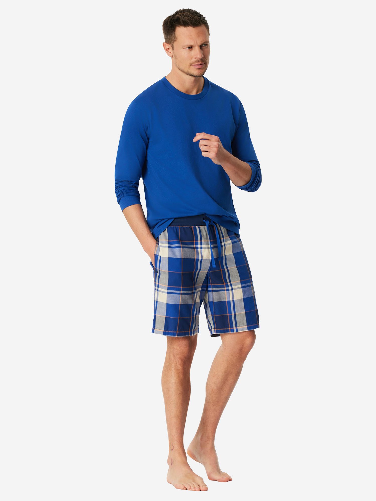 Schiesser Pyjamahose Mix Relax Schlafhose, Nacht Hose, Loungehose