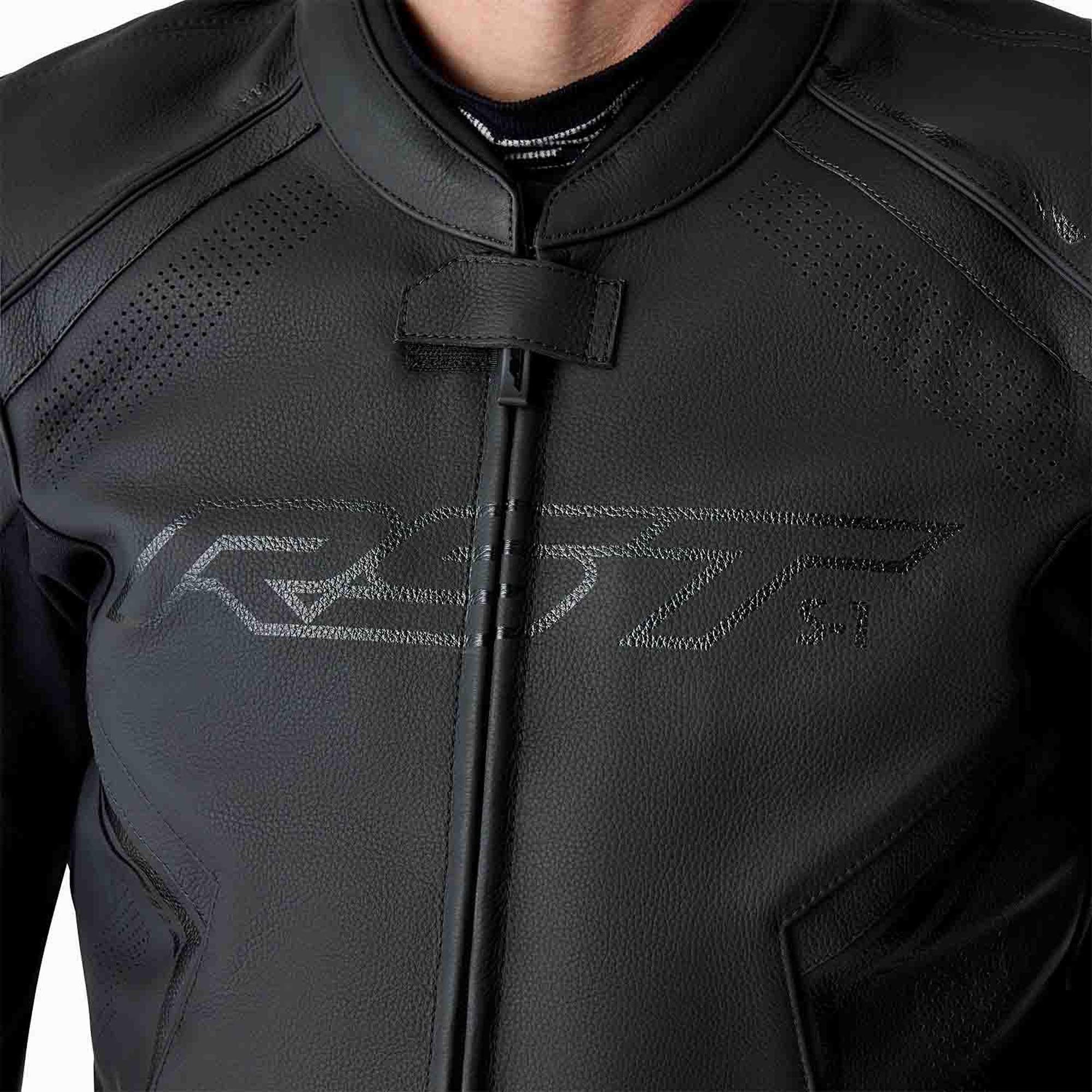 RST Motorradjacke S1 D3O perforierte Motorrad Lederjacke Verbindungsreißverschluss,Ellenbogenprotektoren enthalten,herausn