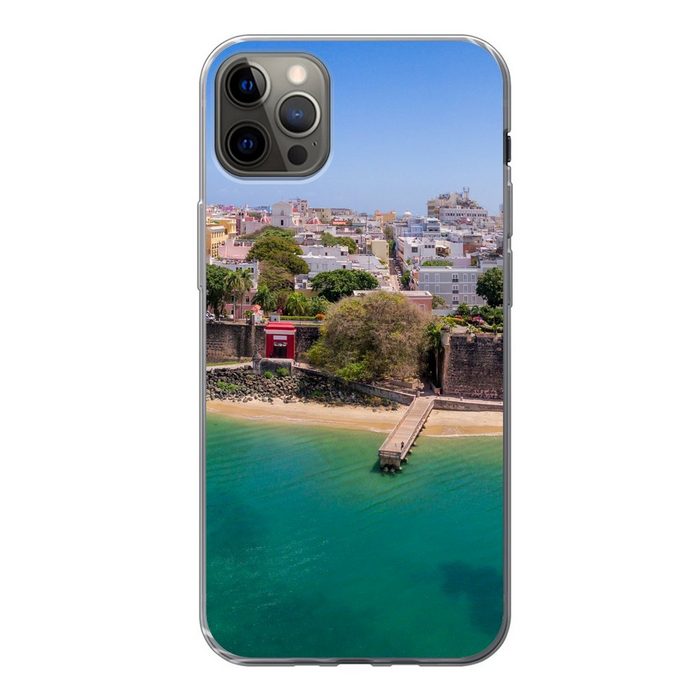 MuchoWow Handyhülle San Juan Fotodruck Handyhülle Apple iPhone 12 Pro Max Smartphone-Bumper Print Handy