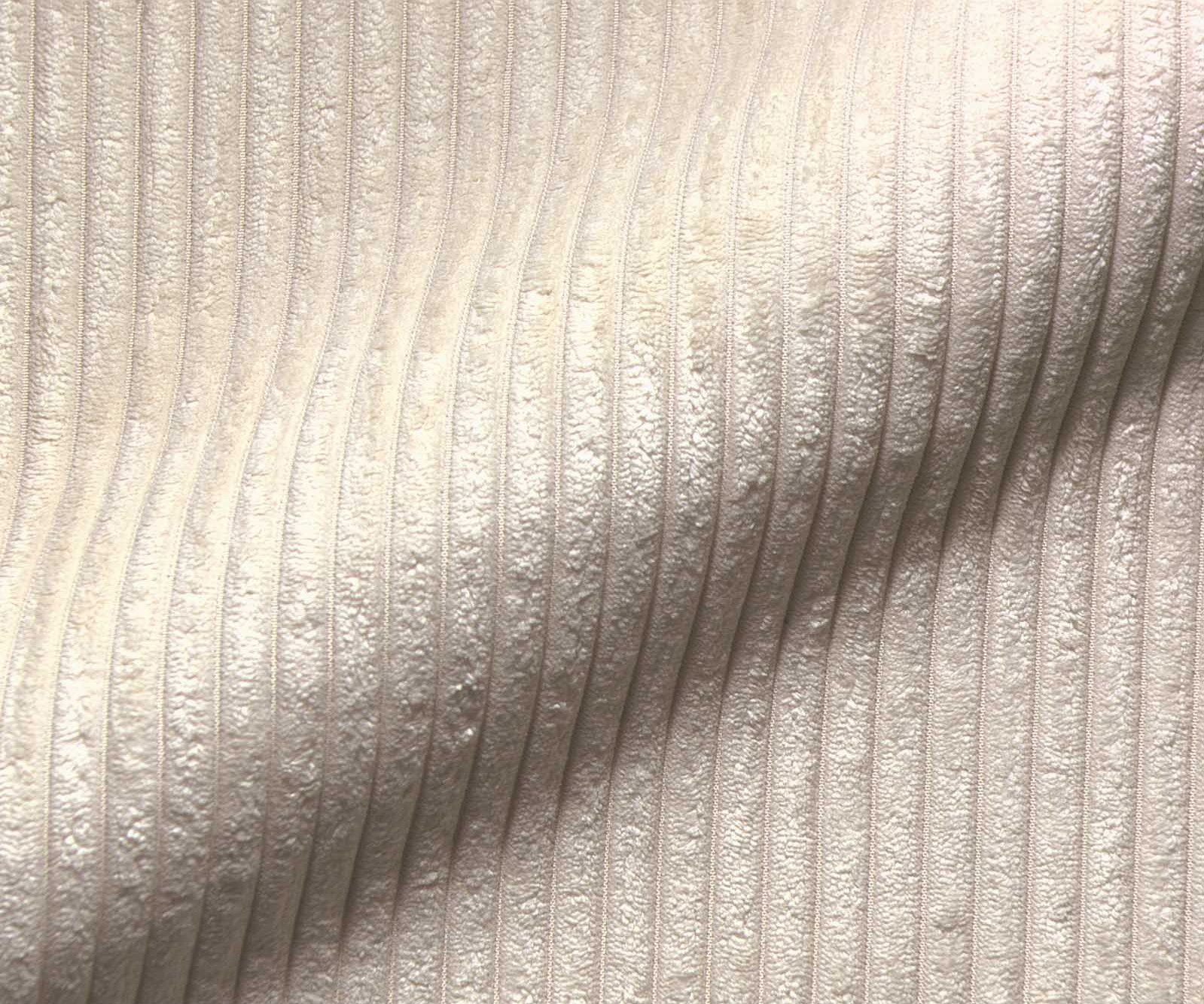 DELIFE Big-Sofa Mairi, Cord Beige 330x160 cm