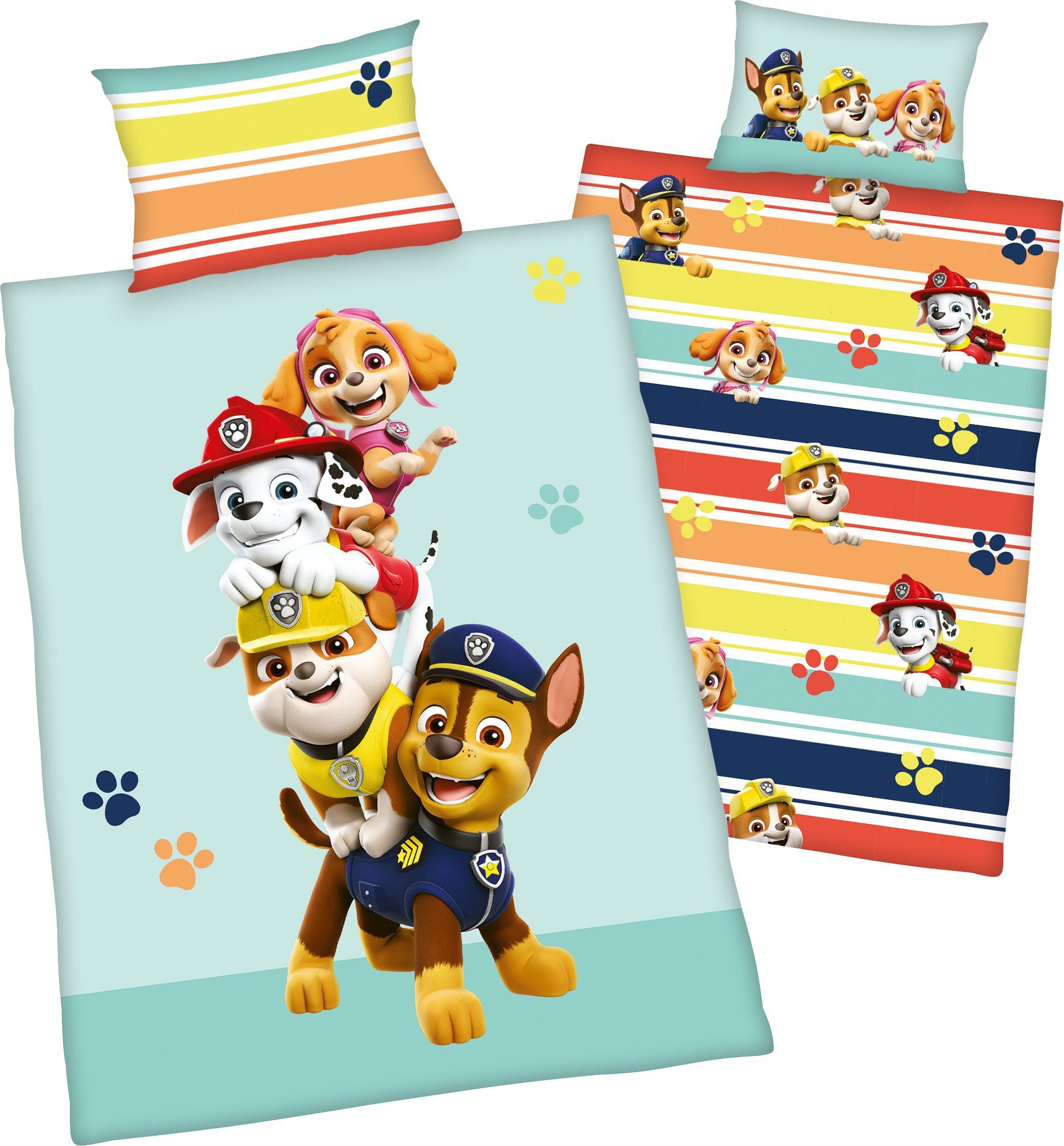 Kinderbettwäsche Kinder-Wendebettwäsche "Paw Patrol"