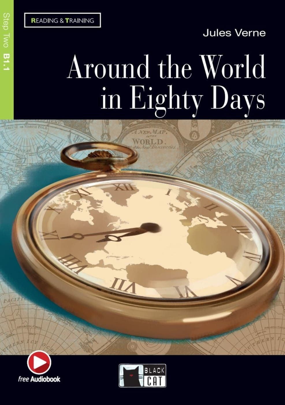 Around the World in Eighty Days / Jules Verne, Englische Lektüre für das 4. und 5. Lernjahr. Lektüre mit Audio-Online