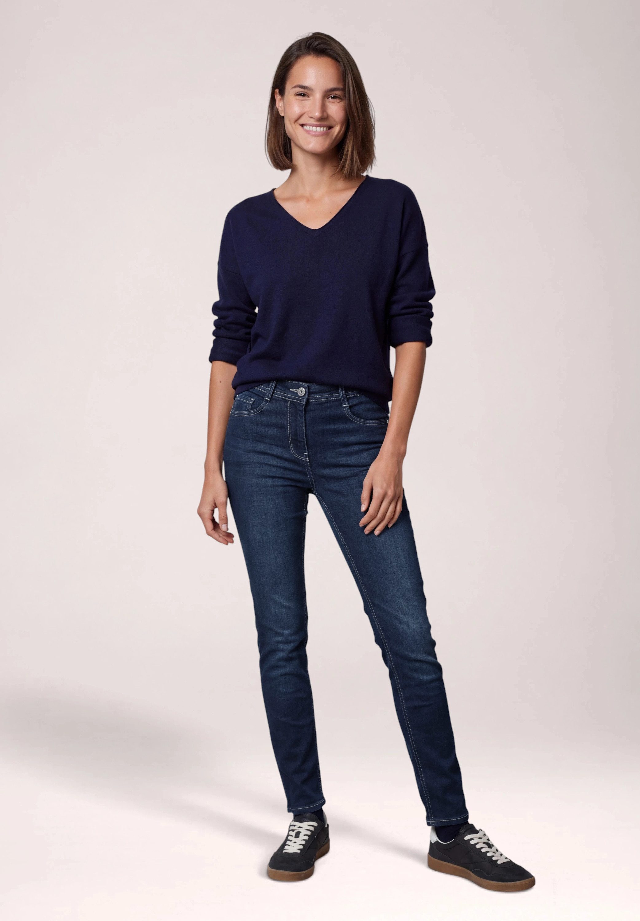 CECIL Slim-fit-Jeans High Waist – Bild 4 von 5