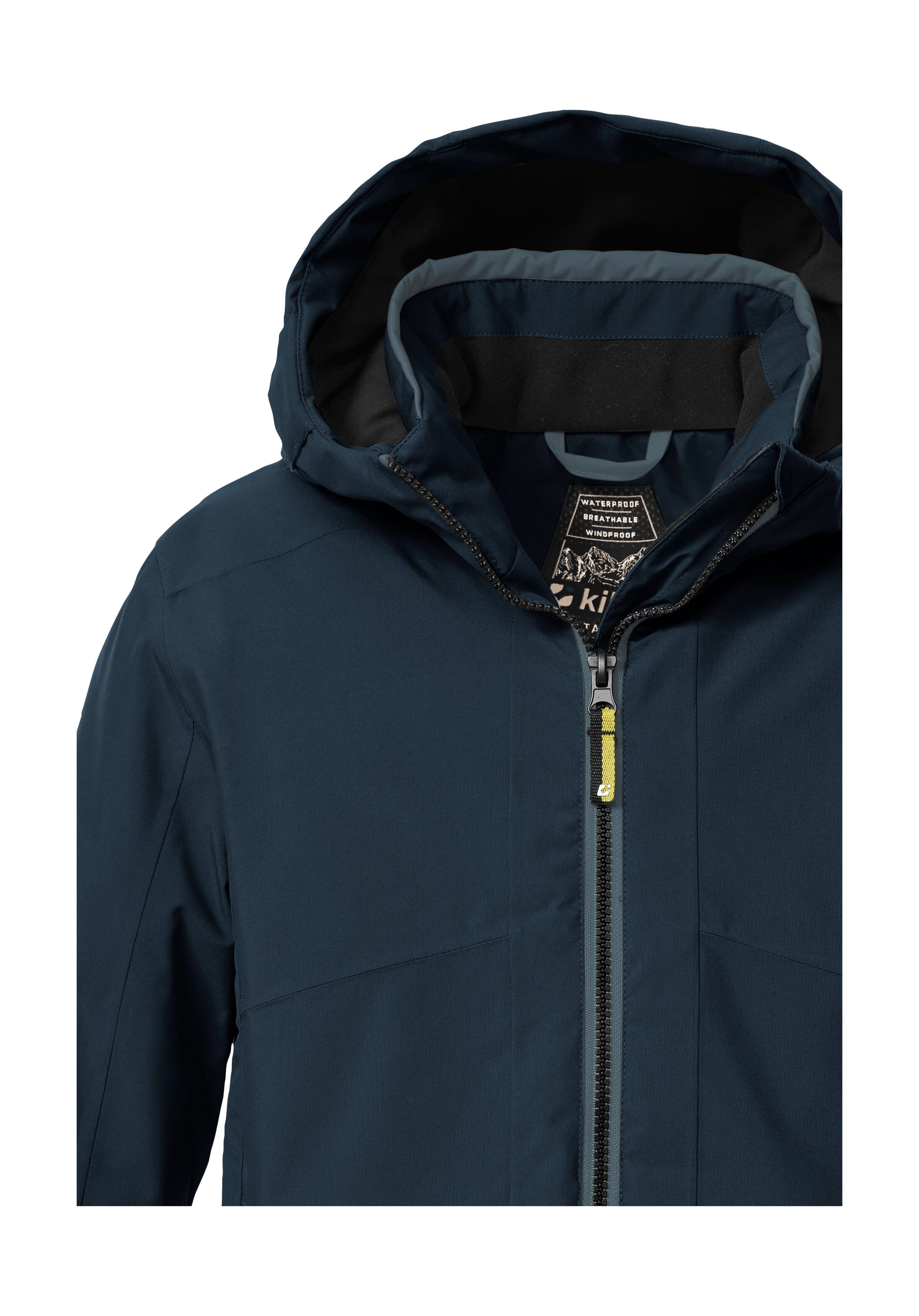 Killtec Skijacke KSW 202 BYS SKI JCKT Wasserdichte Kinder-Skijacke mit verstellbarer Kapuze und Schneefang