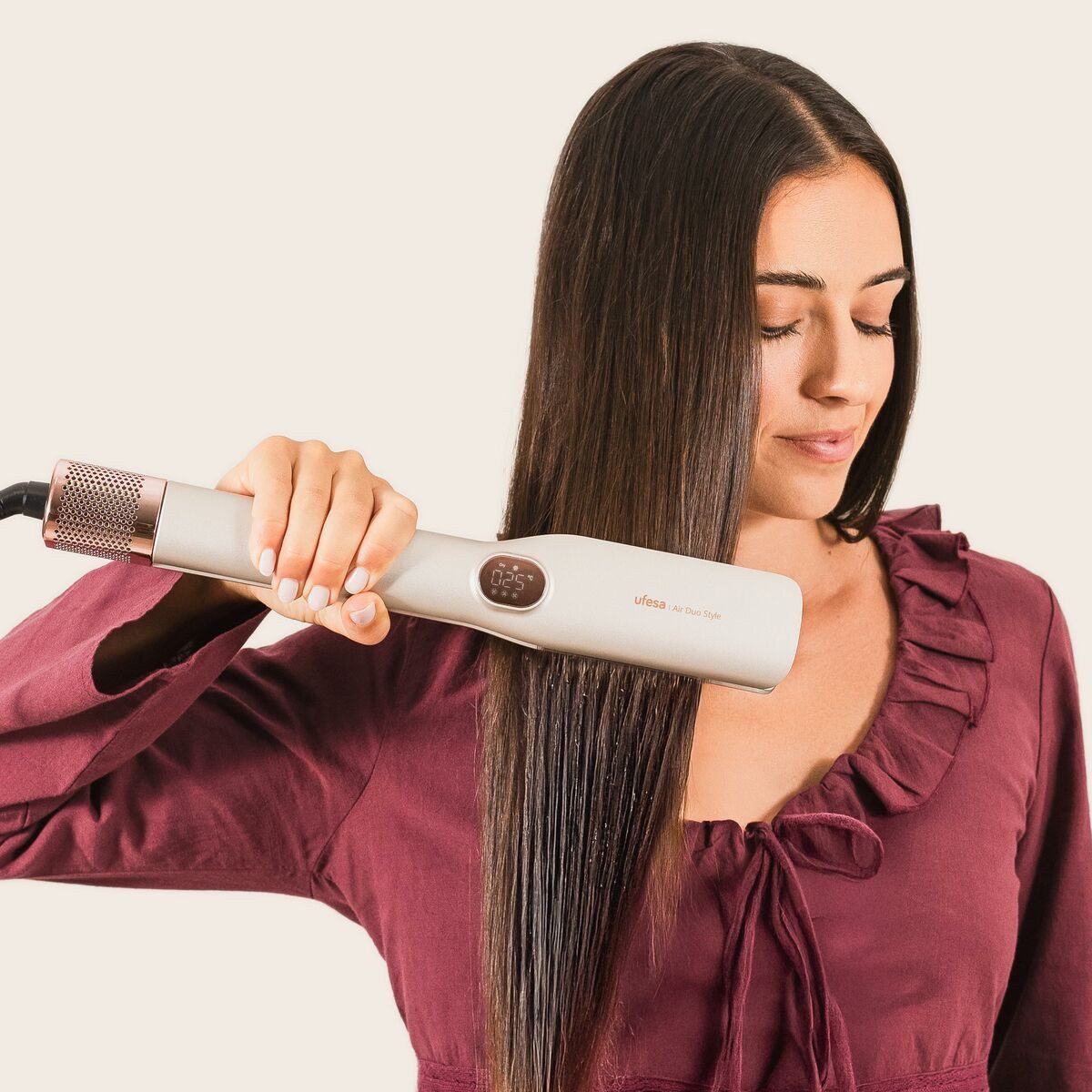 Ufesa Lockenstab Lockenstab Haarglätter Glätteisen UFESA 60406157 Schwarz