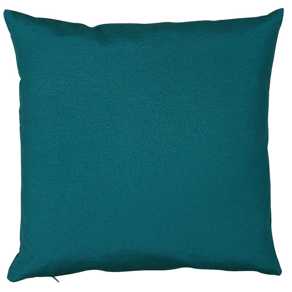 Kissenhülle matches21 HOME Kissenbezüge kieferngrün uni INGRID (1 cm, 40x40 Stück) Smaragdgrün HOBBY einfarbig &