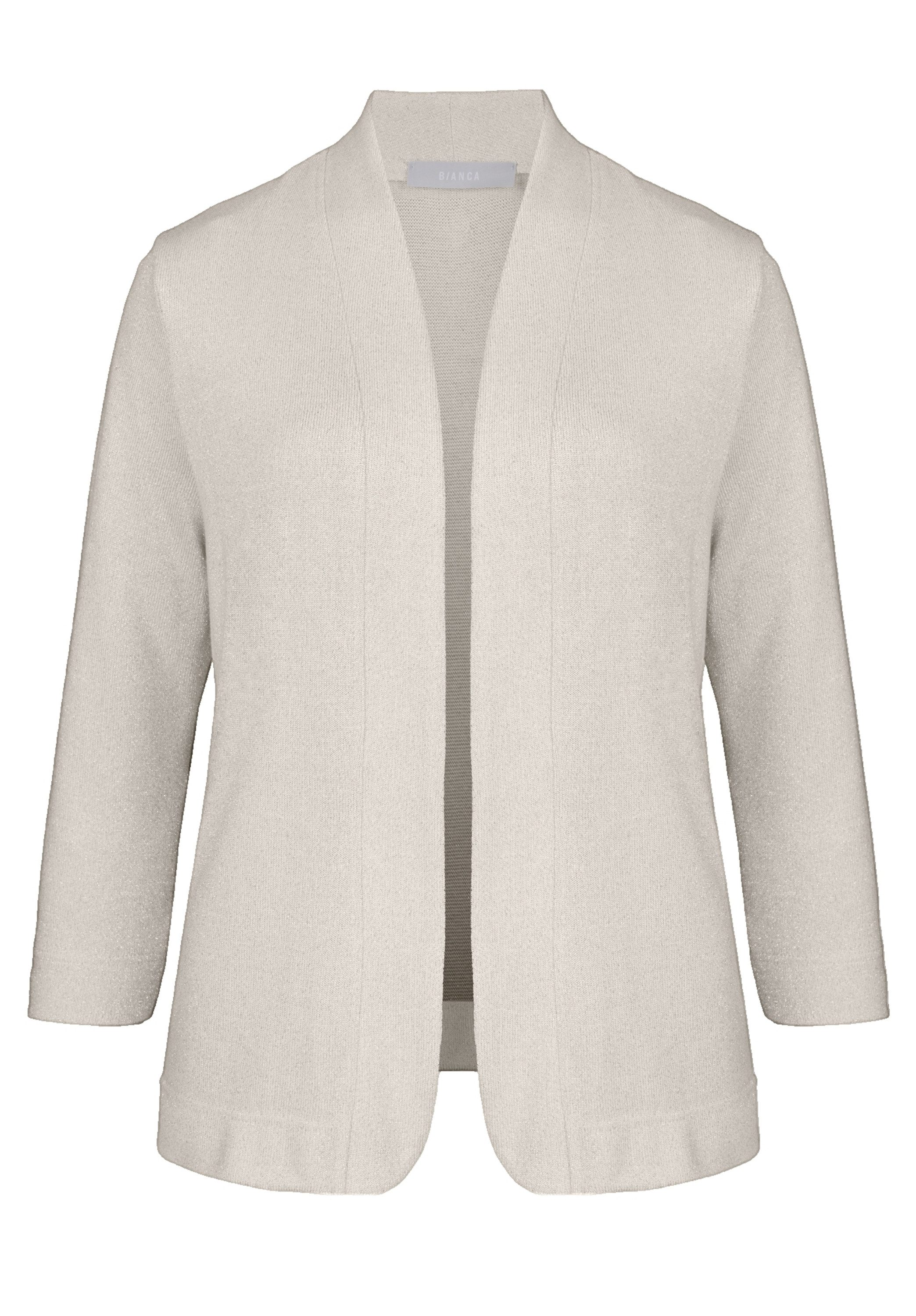 bianca Shirtjacke NIKA aus leicht schimmerndem günstig online kaufen