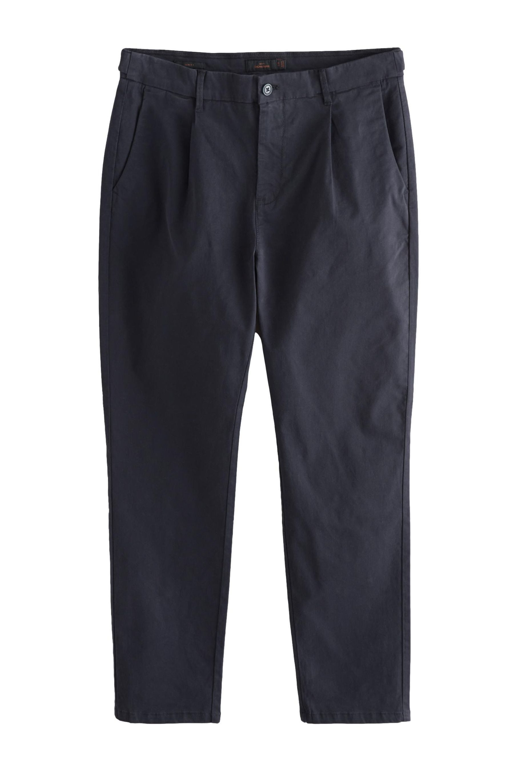 Chinohose Signature Chinohose mit Seide, Slim Fit