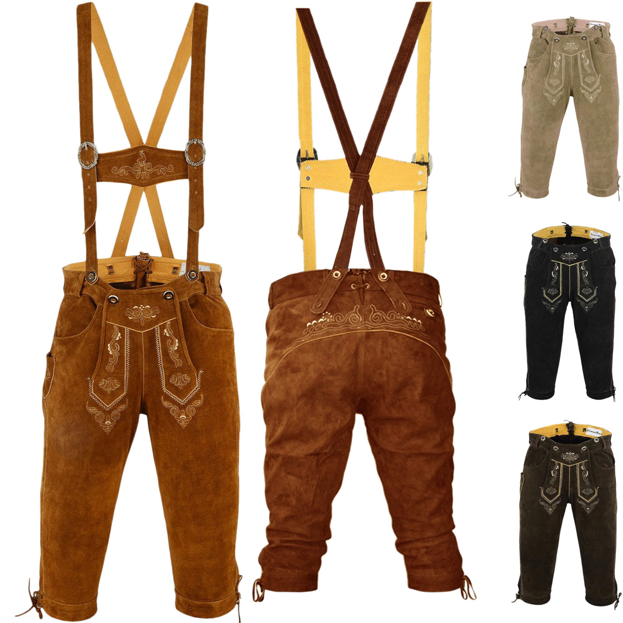 German Wear Trachtenlederhose GW822 Kniebundhose trachtenhose günstig online kaufen