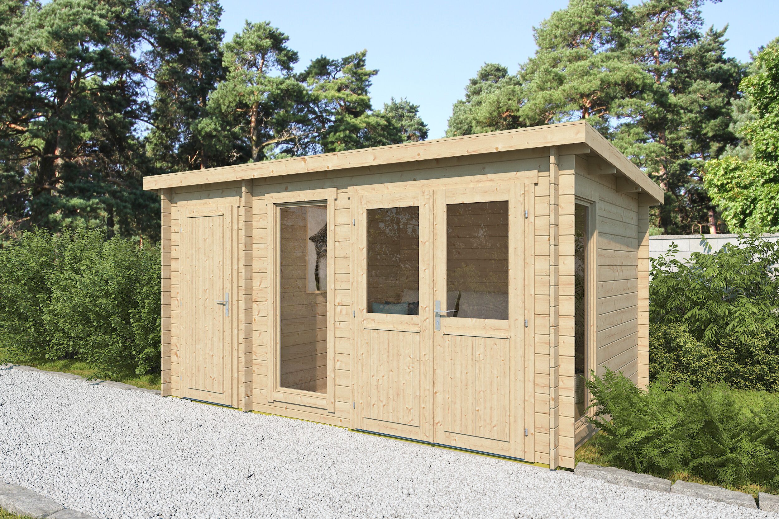 Fjordholz Gartenhaus Krista 28 A