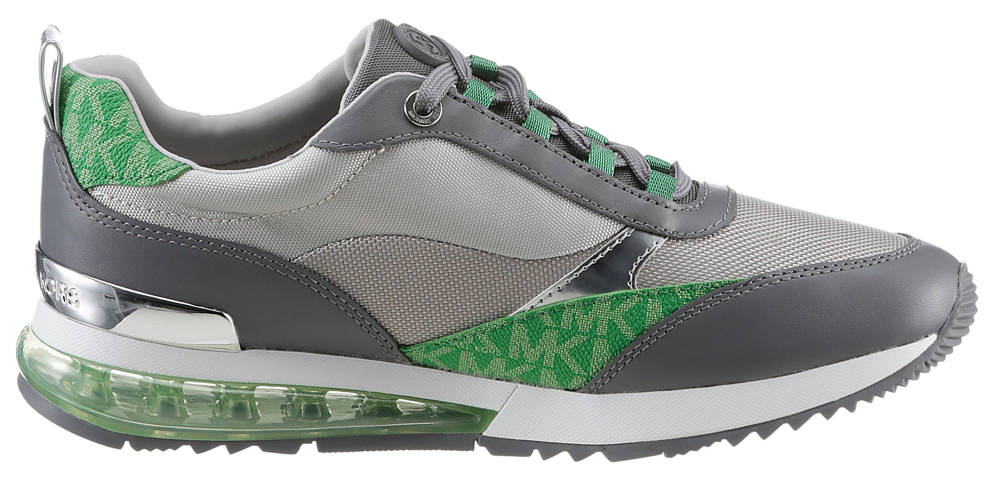 STRIDE ALLIE EXTREME Sneaker mit grau-grün MICHAEL Logoschrifzug KORS