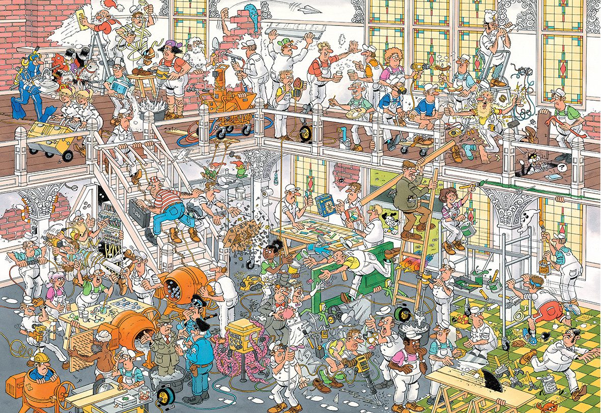 Jan van Haasteren Puzzle Jan van Haasteren Renovierungsprojekt - 3000 Teile günstig online kaufen