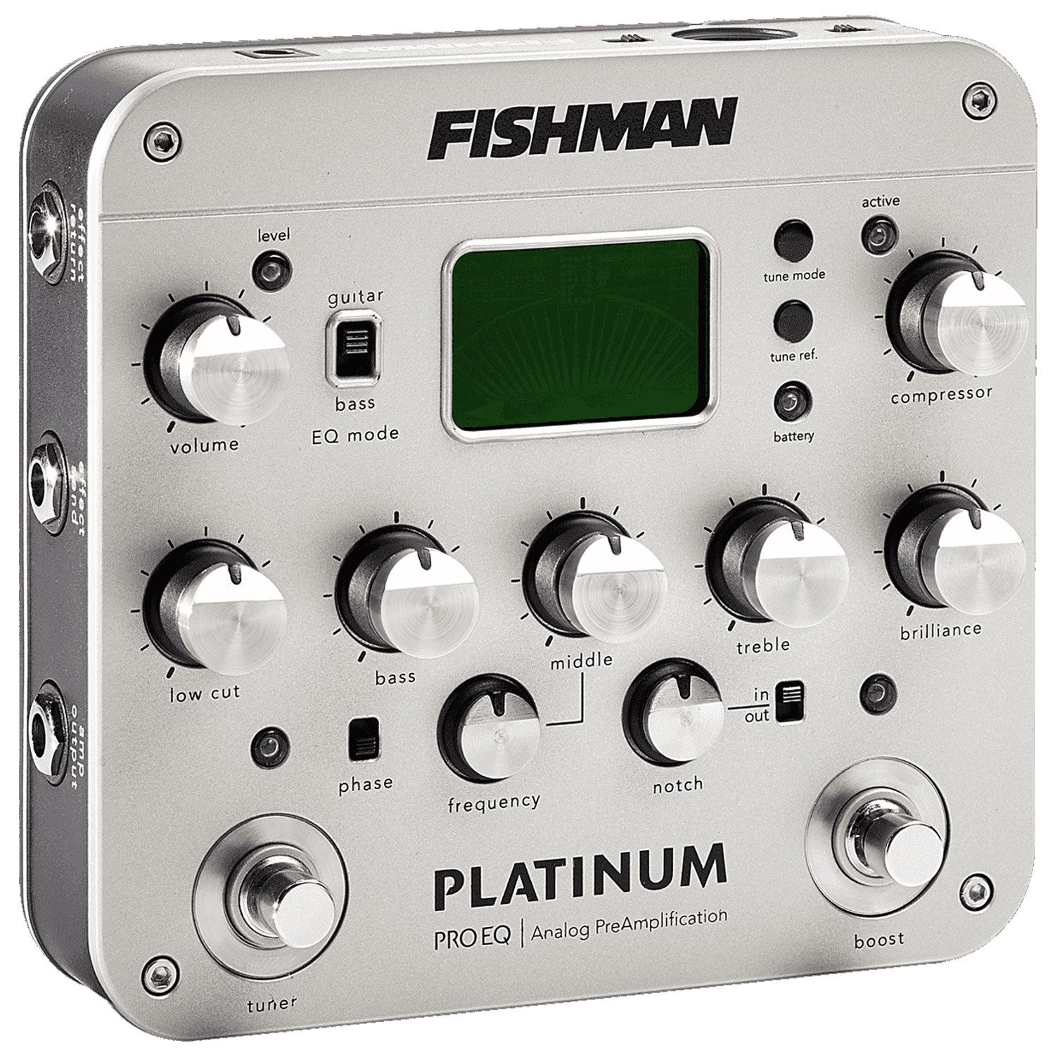Fishman Akustikgitarre Fishman PRO-PLT-201 Platinum Pro EQ Vorverstärker für Gitarre, Vorverstärker, Analog, vielseitig