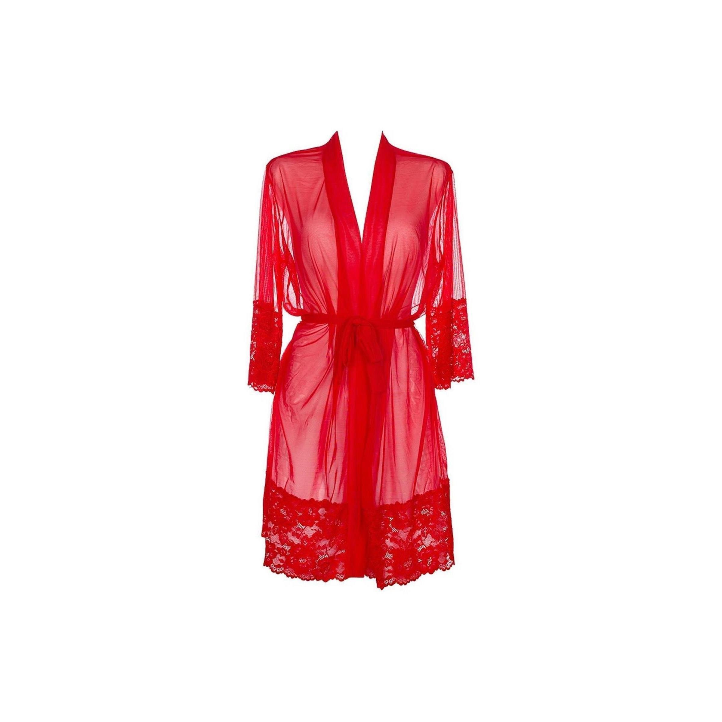 Axami Kimono V-8860 peignoir red - (O/S)