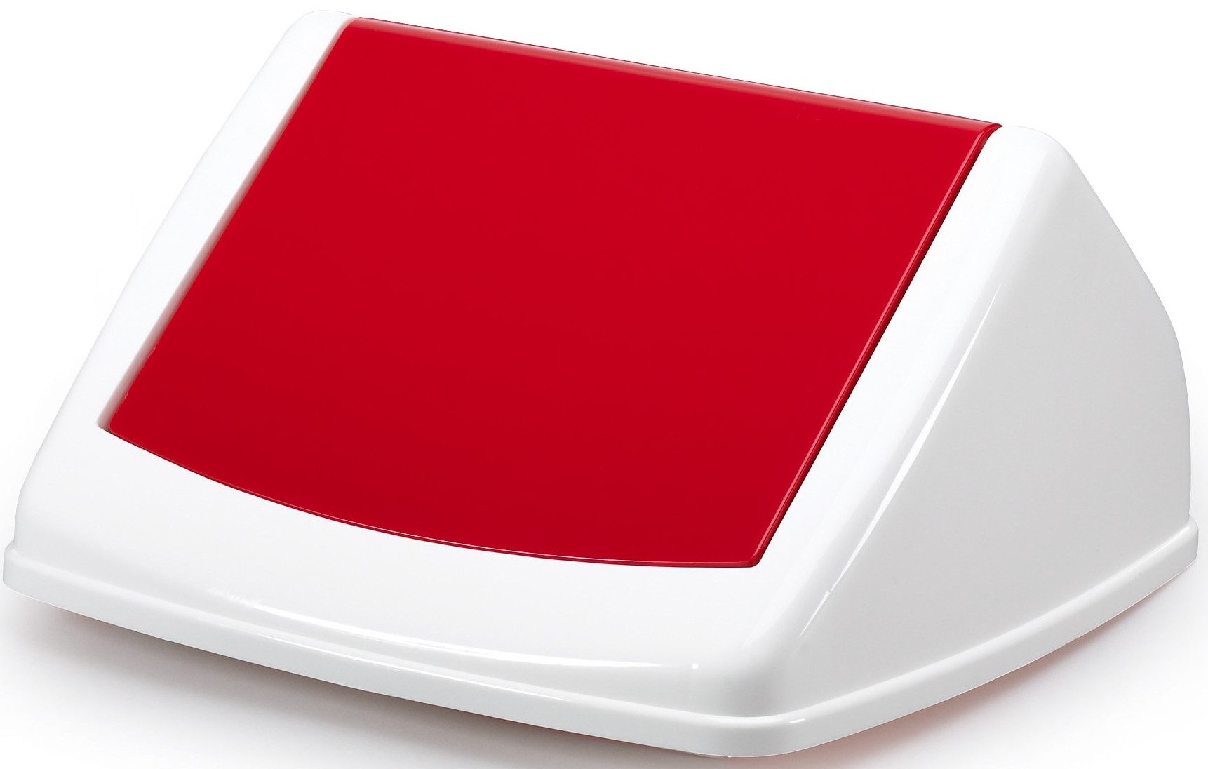 DURABLE Papierkorb Schwingdeckel Durabin Flip Lid Square 40 rot