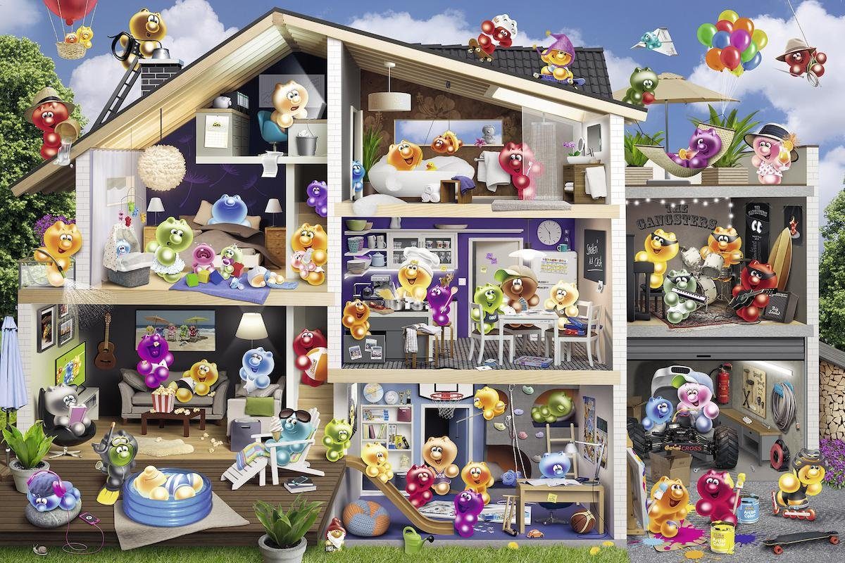 Ravensburger Puzzle Gelini Puppenhaus, 5000 Puzzleteile, Made in Germany