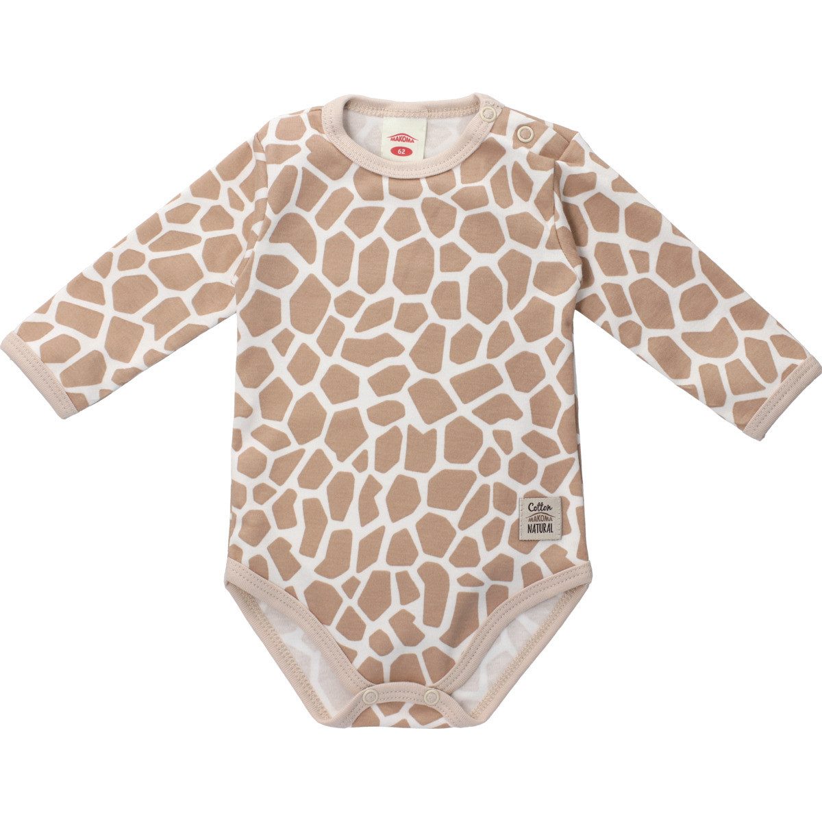 Makoma Langarmbody Basic Unisex Kinder (1-tlg) Langarm Einteiler, Body, Longsleeve-Body, Bodysuit, Stretchbody