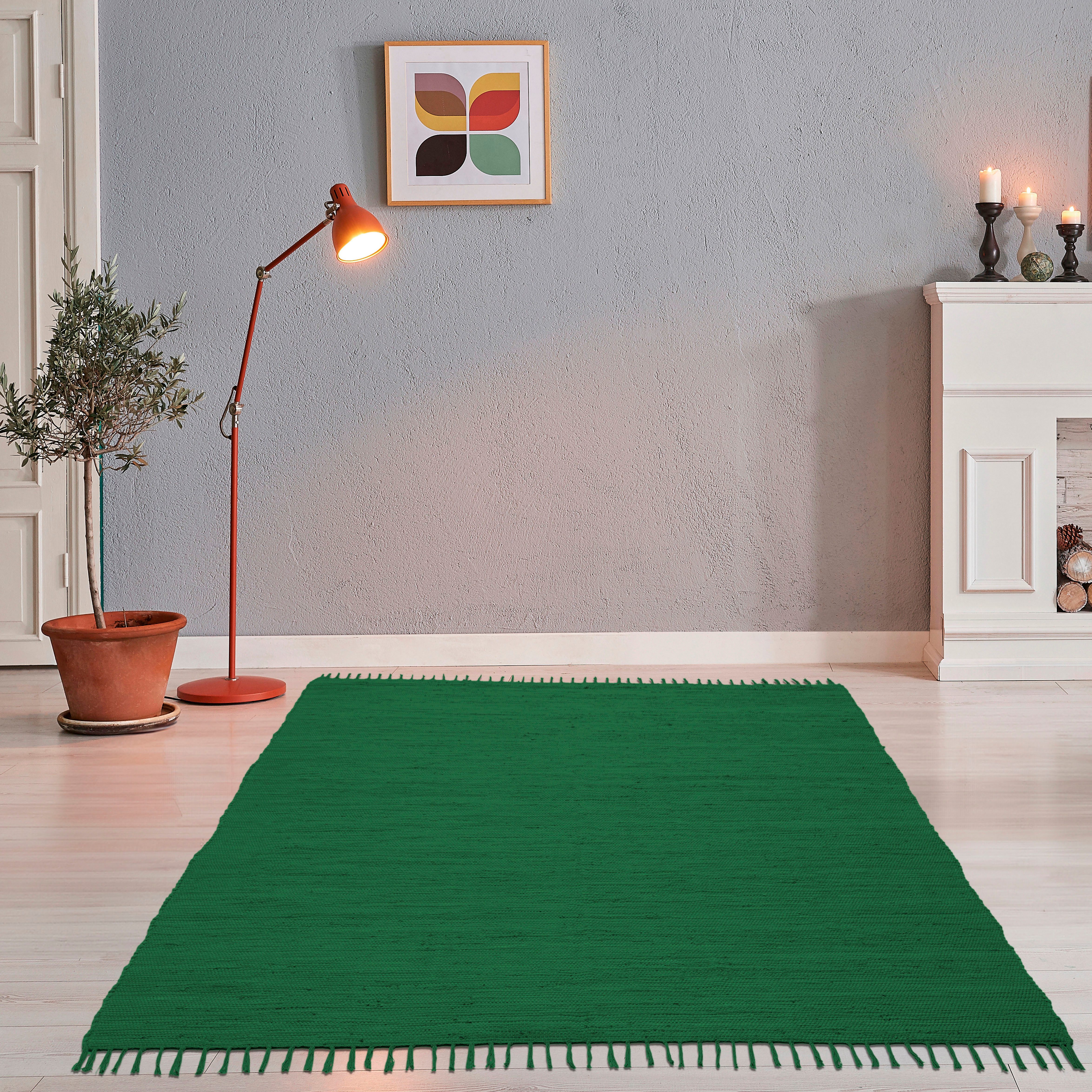 THEKO Teppich Happy Cotton Fleckerl, handgewebt, günstig online kaufen