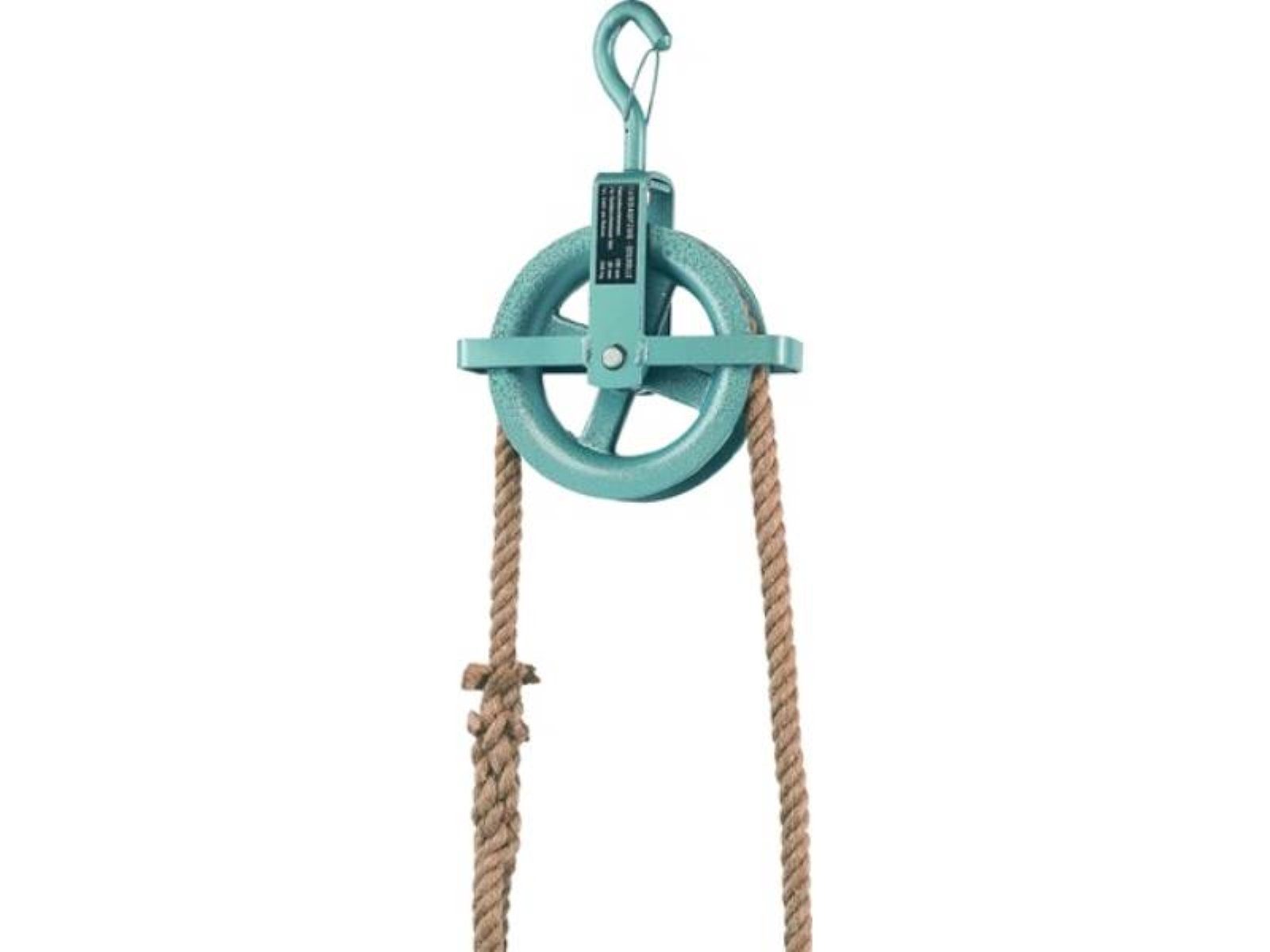 Braun BRAUN 70127EAN Baurolle Seilrad-Ø 190 mm mit Hakensicherung und Kreu Seil