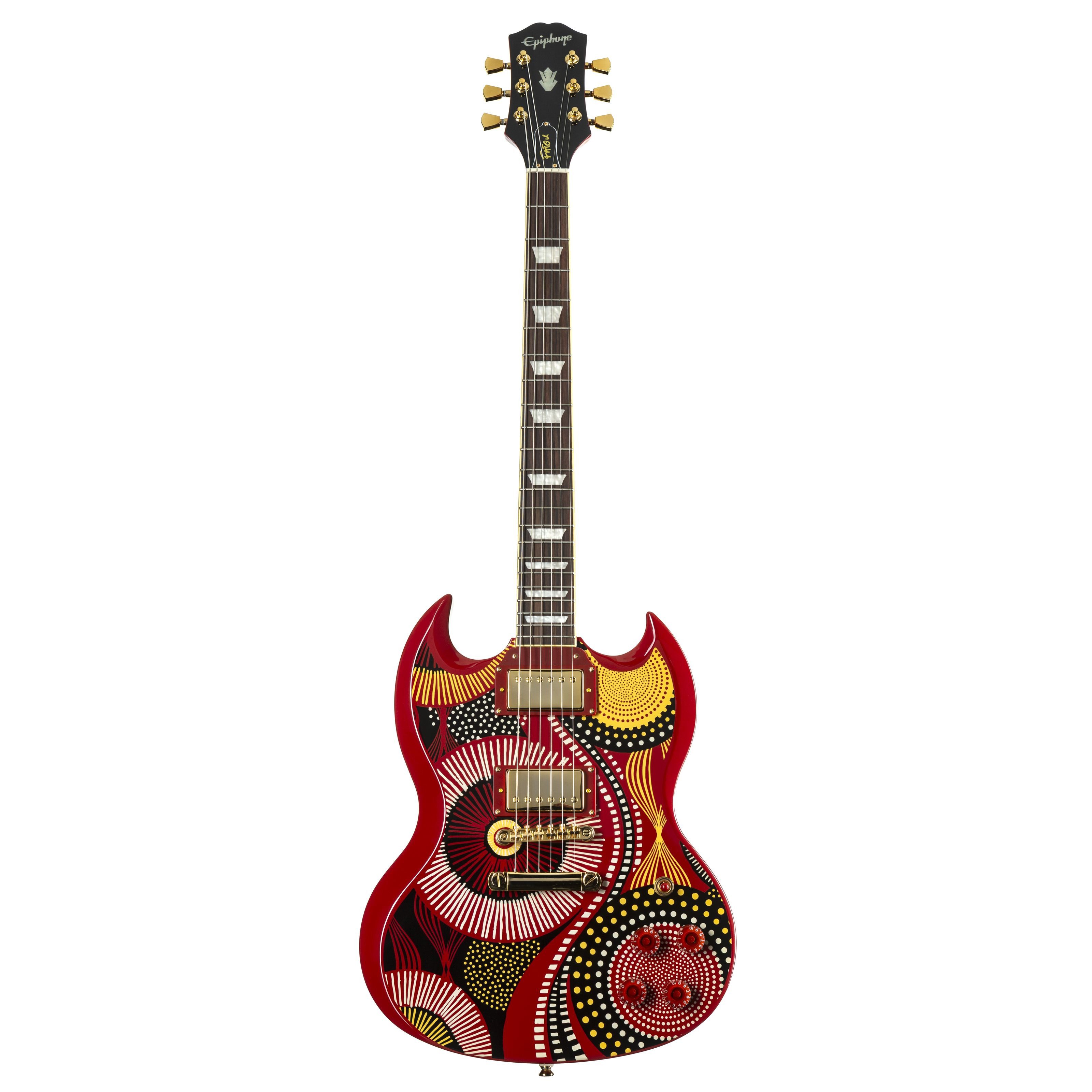 Epiphone E-Gitarre, E-Gitarren, Double Cut Modelle, Fatoumata Diawara SG Ember Red - Double Cut Modelle