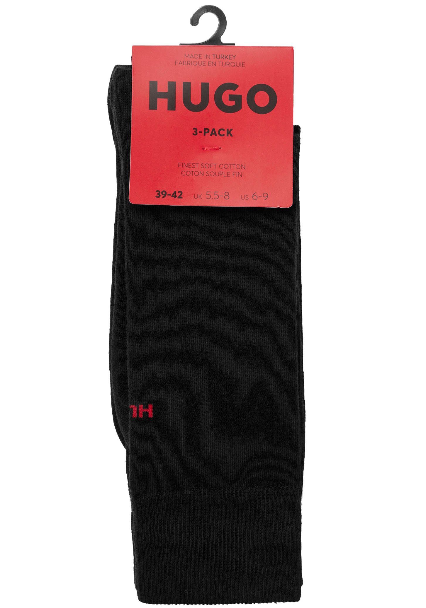 HUGO Businesssocken 3P RS UNI CC (Packung, 3-Paar, 3er Pack) mit kontrastfa günstig online kaufen