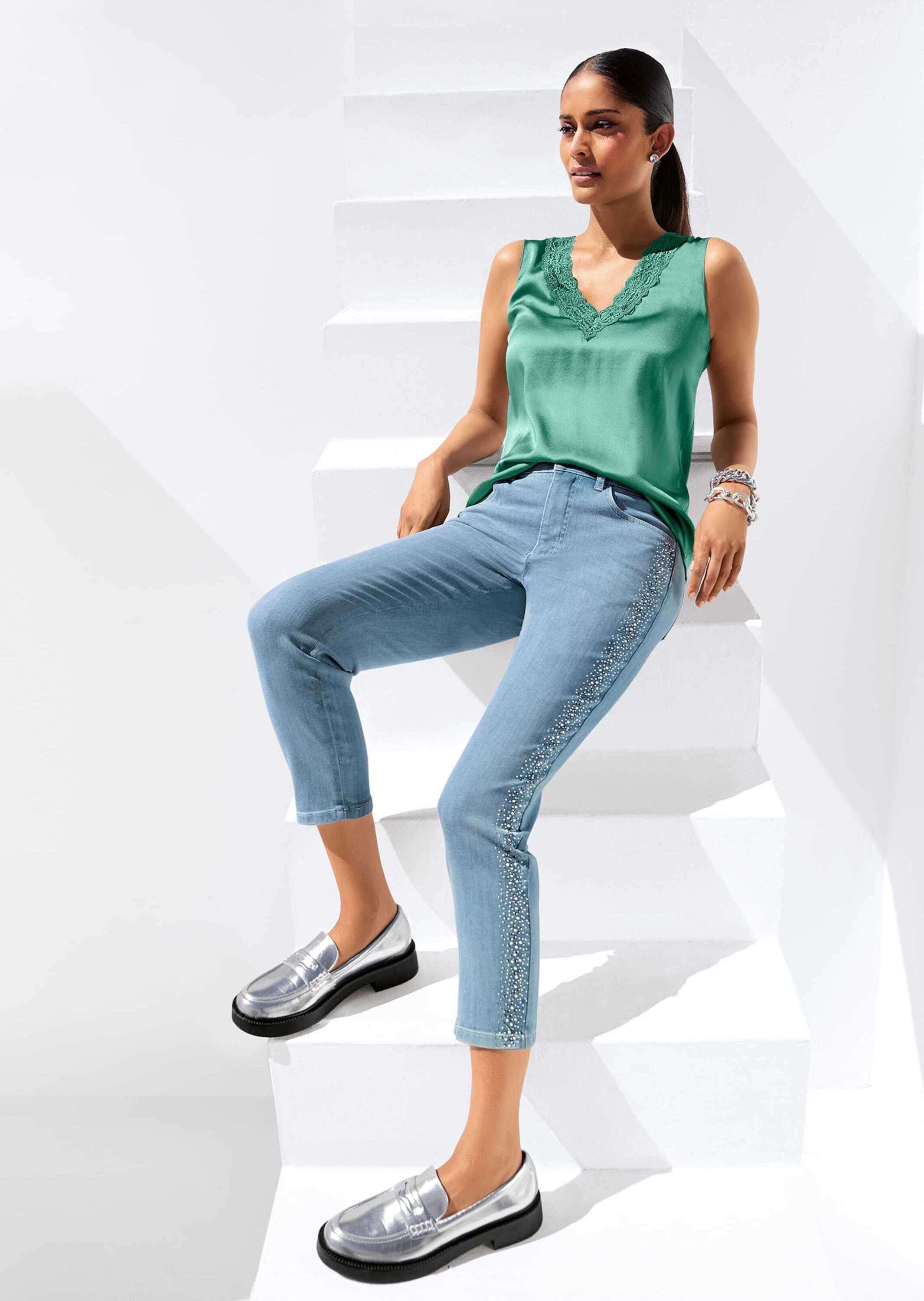 MADELEINE Shirttop Lingerie-Top mit V-Ausschnitt und günstig online kaufen
