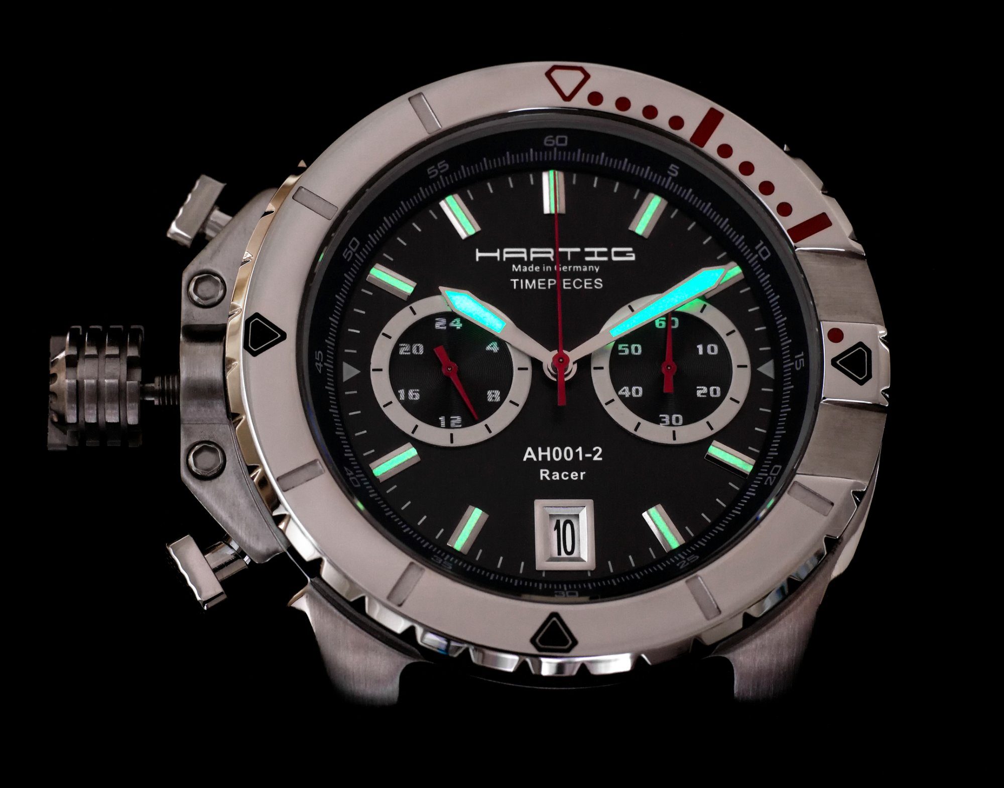 AH001-2 Mechanische Timepieces white Uhr Hartig