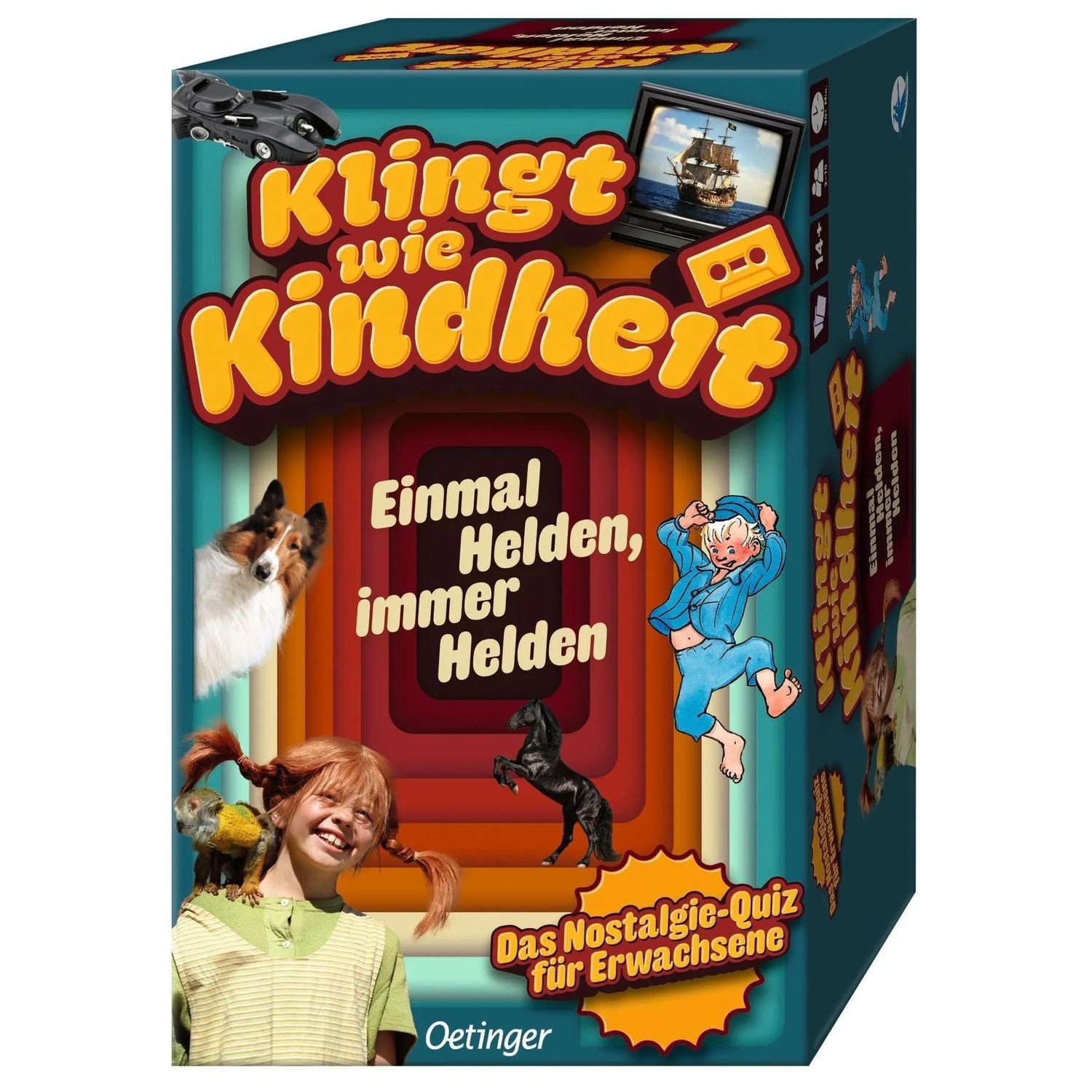 Oetinger Spiel Klingt wie Kindheit. Einmal Helden, immer Helden