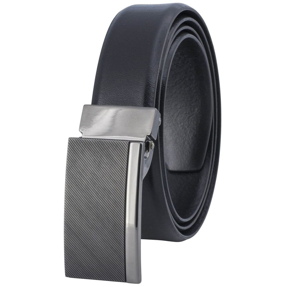 Lindenmann leather belt men, jeans belt men 35 mm wide, belt men jeans, full cowhide leather dark brown, Farbe/Color:marrone, Size US/EU:Bundweite 90 cm Gesamtlänge 105 cm W 35.5 L