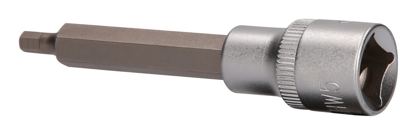 Brilliant Tools Sechskant-Bit, 1/2" Innensechskant Stecknuss, 100 mm lang, 5 mm