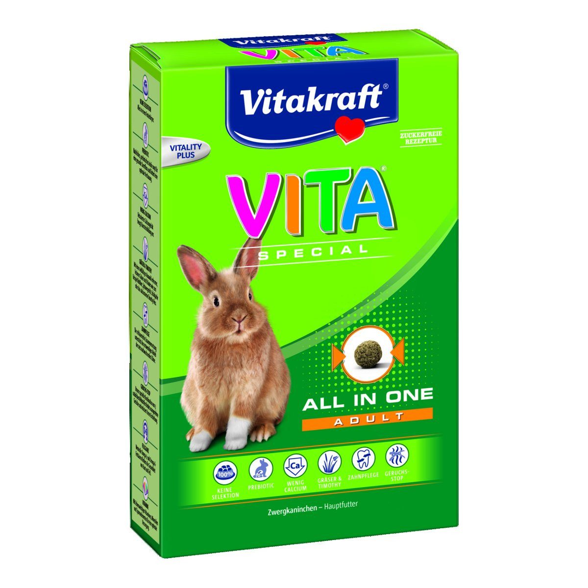 Vitakraft Vita Special Adult (Regular), Zwergkaninchen, 600g