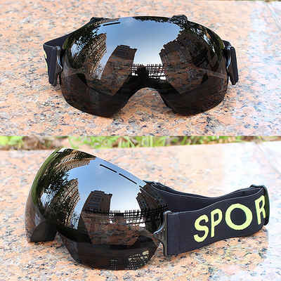 PACIEA Skibrille Ultraleichter großer kugelförmiger Einschicht-Antibeschlag