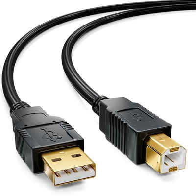 deleyCON deleyCON 10m aktives USB 2.0 Kabel Drucker- & Scannerkabel mit Tintenstrahldrucker