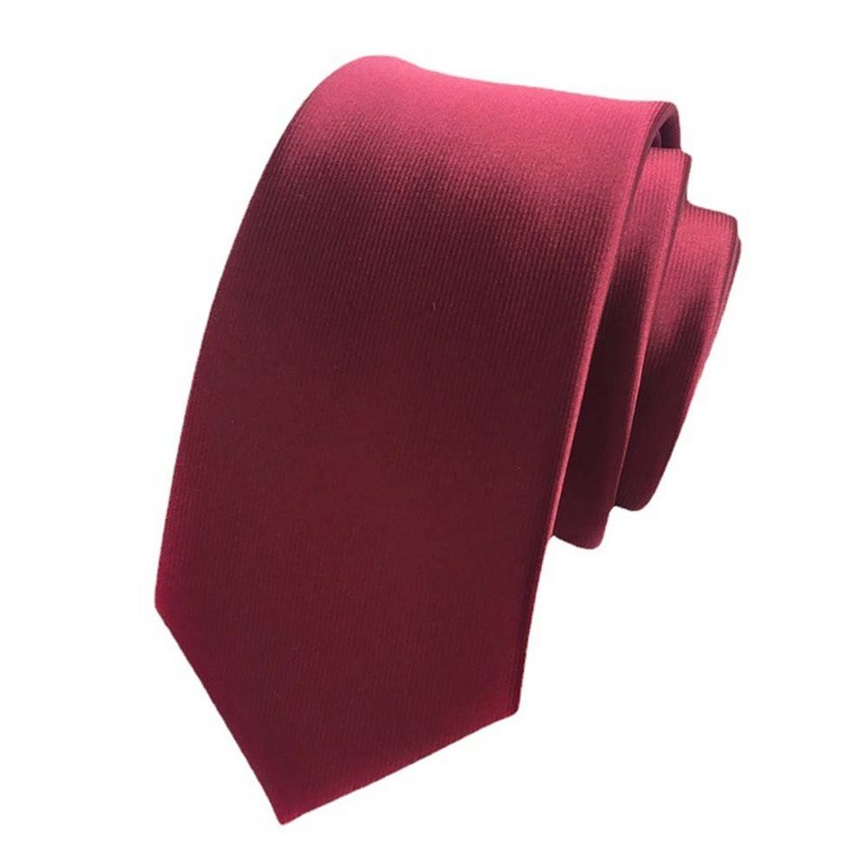 CTGtree Krawatte Herren Klassische Krawatte Satin Tie Einfarbig Formelle