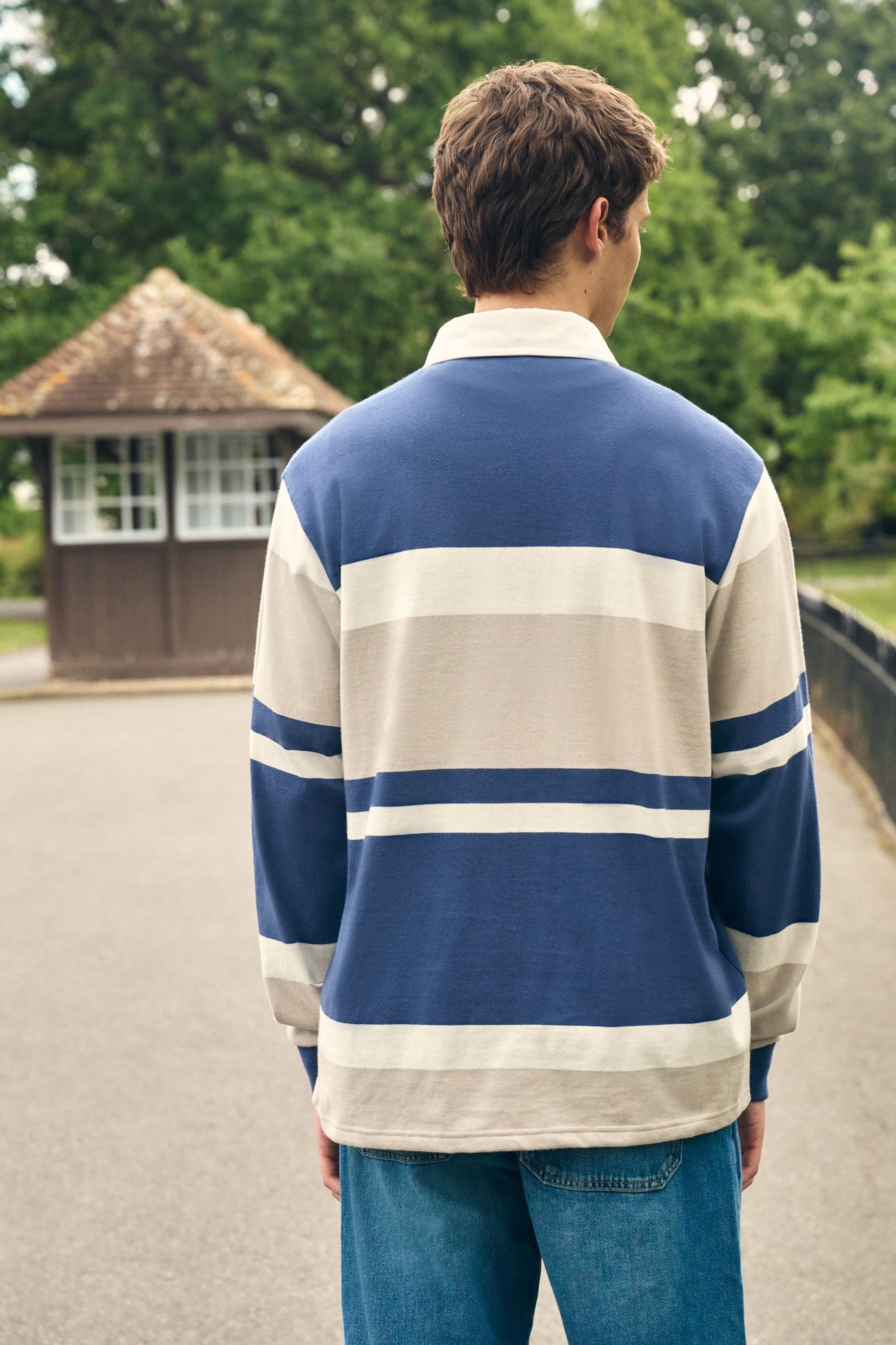 Next Poloshirt Rugby-Shirt (1-tlg) günstig online kaufen