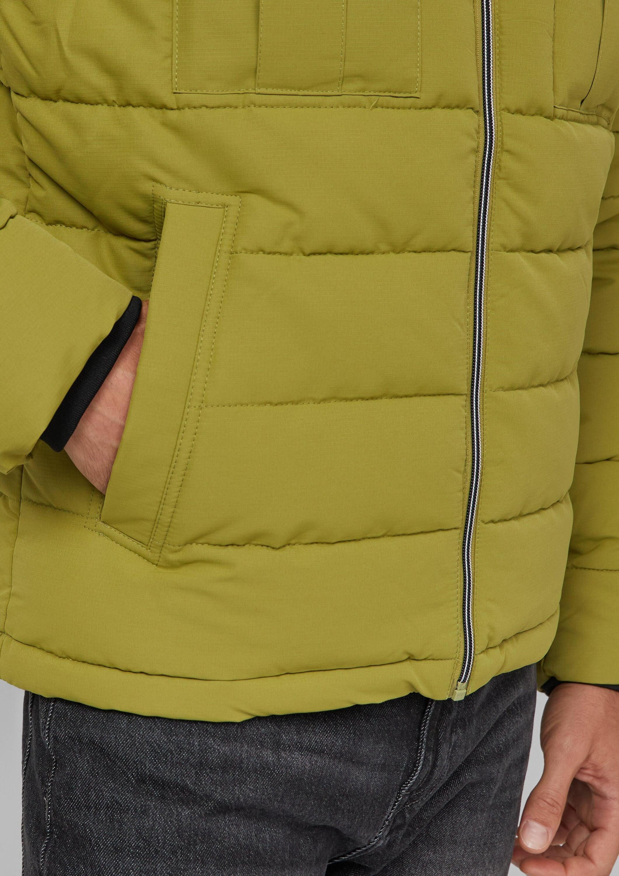 s.Oliver Winterjacke Outdoor-Jacke Sportive Puffer-Jacke mit abnehmbarer Kapuze